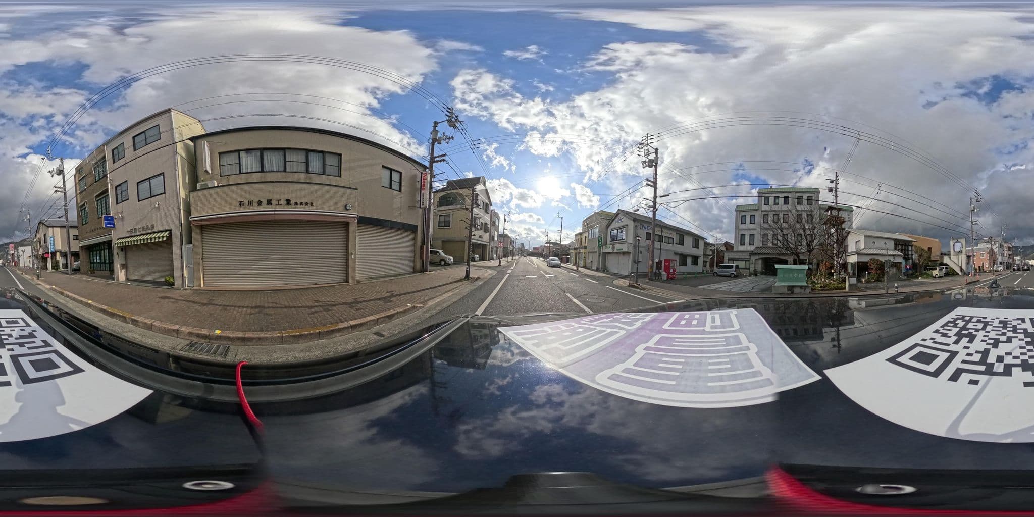 Street view near 若松家本館, Kan’onjichō — © yumechan (CC BY-SA · Mapillary)