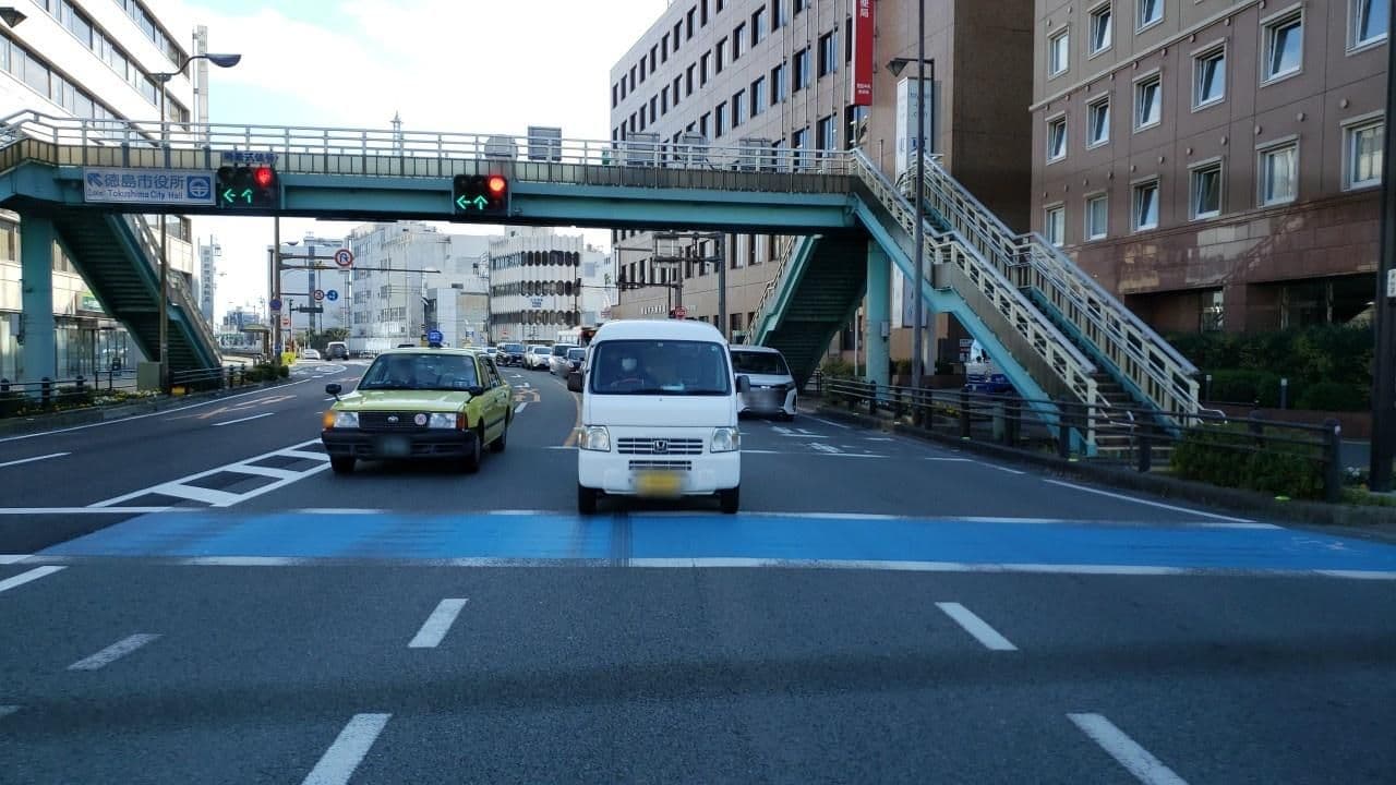 Street view near 東横イン 徳島駅前, Tokushima — © harimawood (CC BY-SA · Mapillary)