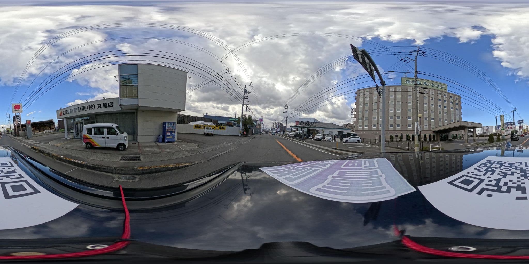 Street view near ホテルルートイン丸亀, Marugame — © yumechan (CC BY-SA · Mapillary)