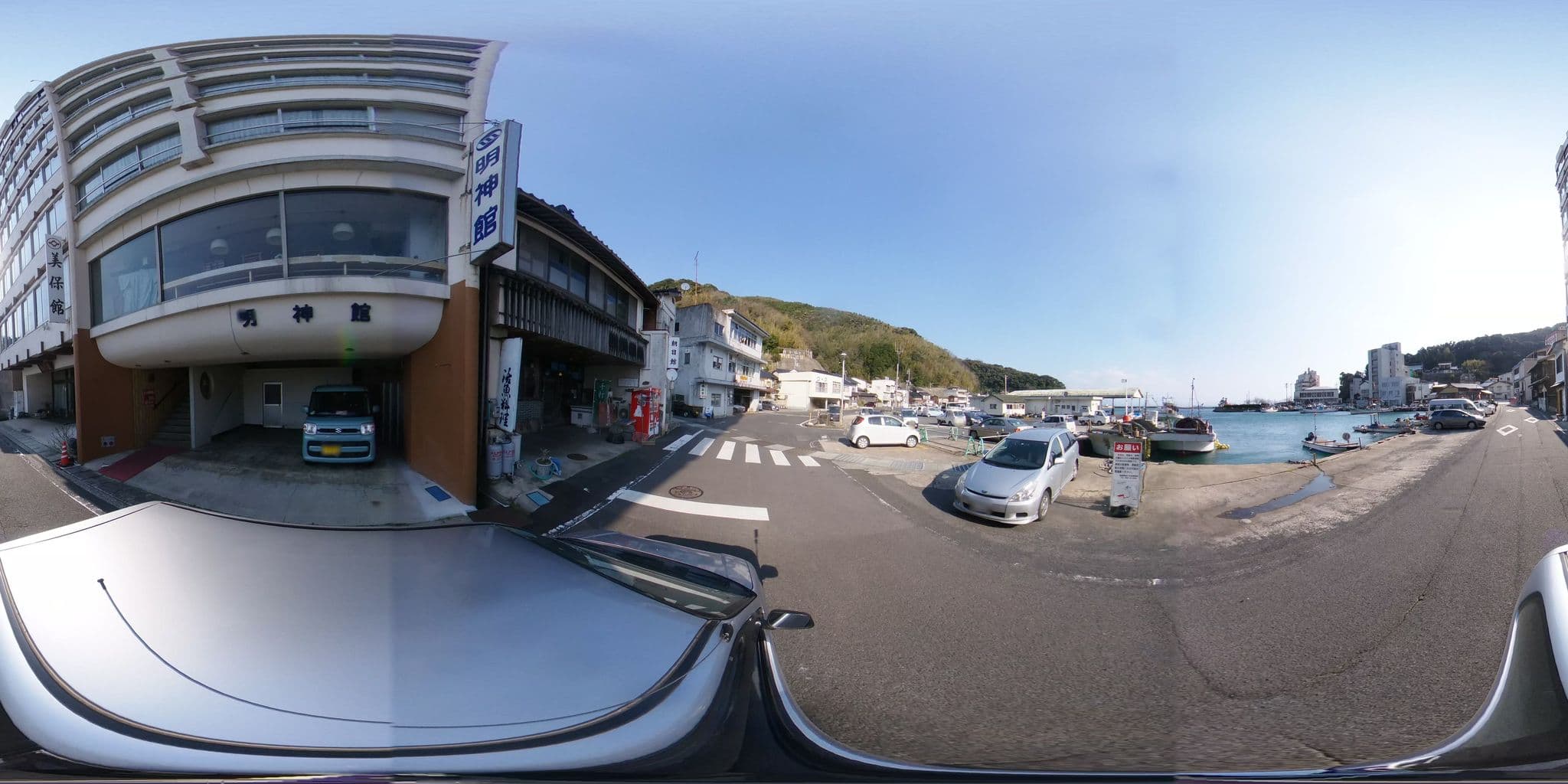 Street view near 朝日館, Sakaiminato — © potaro67v (CC BY-SA · Mapillary)