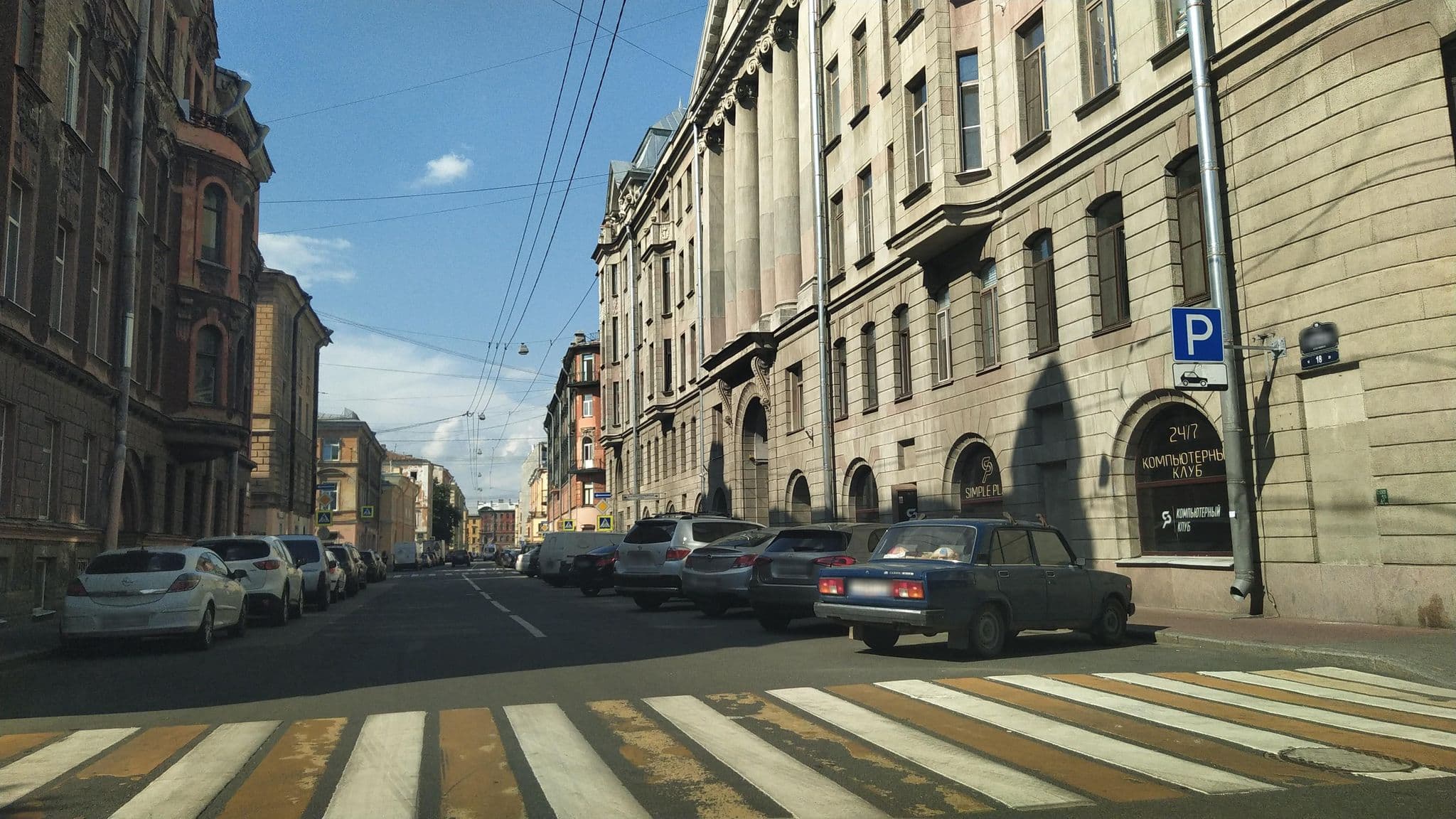 Street view near B&B Rinaldi Olimpia, Admiralteisky — © ser9ei999 (CC BY-SA · Mapillary)