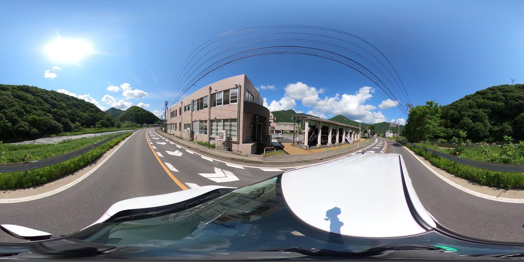 Street view near ふれあい会館今庄サイクリングターミナル, Yunoo — © flashkiwi (CC BY-SA · Mapillary)