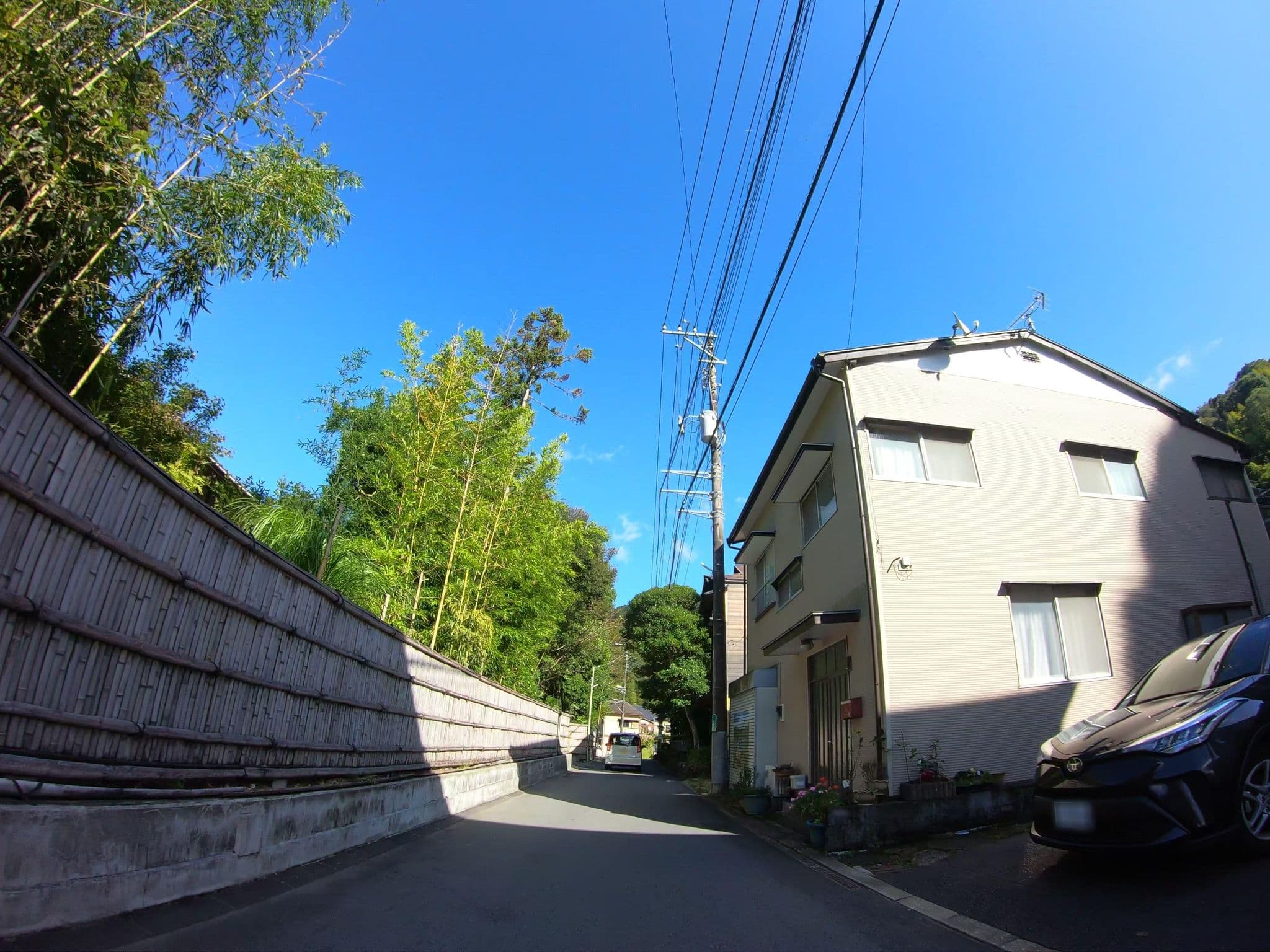 Street view near 修善寺温泉 ねの湯 対山荘, Shuzenji — © kudarisenmon (CC BY-SA · Mapillary)