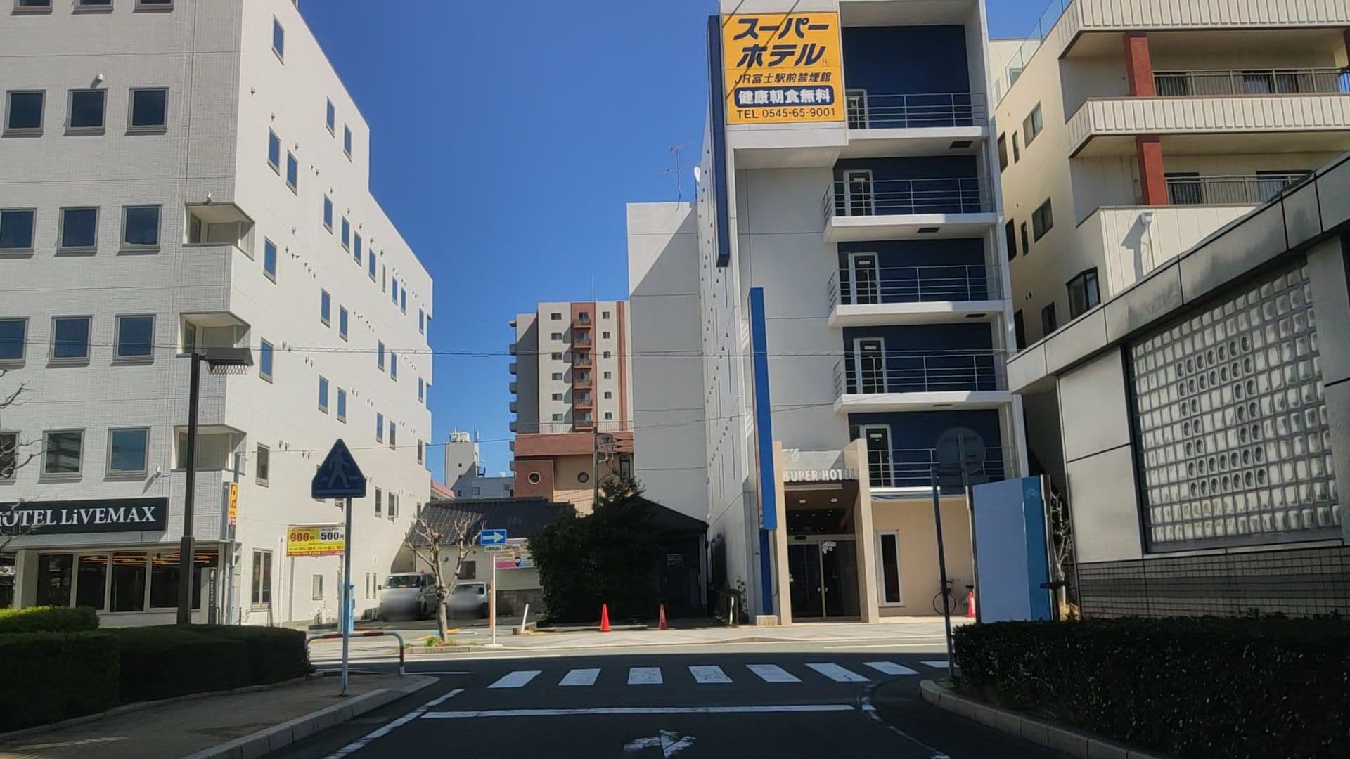 Street view near スーパーホテルJR富士駅前禁煙館, Fuji — © drivephotograph (CC BY-SA · Mapillary)