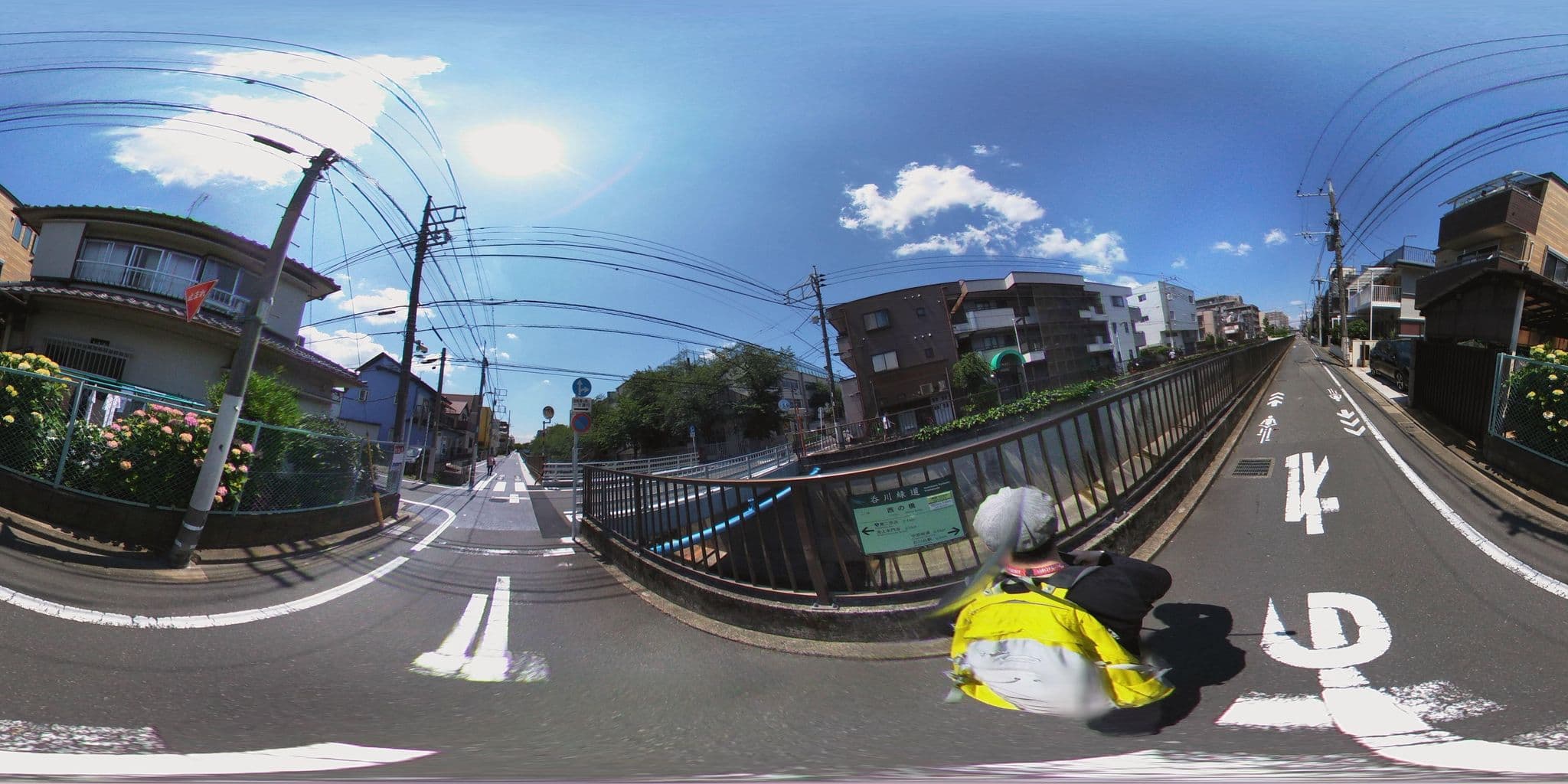 Street view near Teacher's Lodge, Nishimagome — © mura (CC BY-SA · Mapillary)