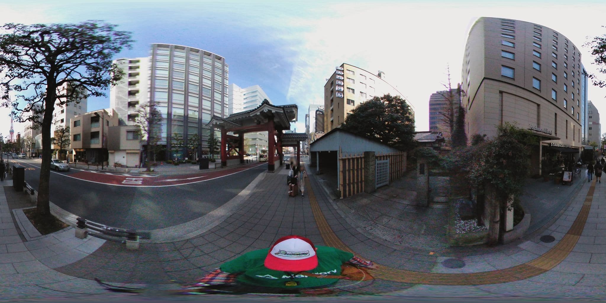 Street view near 芝大門ホテル (Shiba Daimon Hotel), Minato City — © loglogy (CC BY-SA · Mapillary)