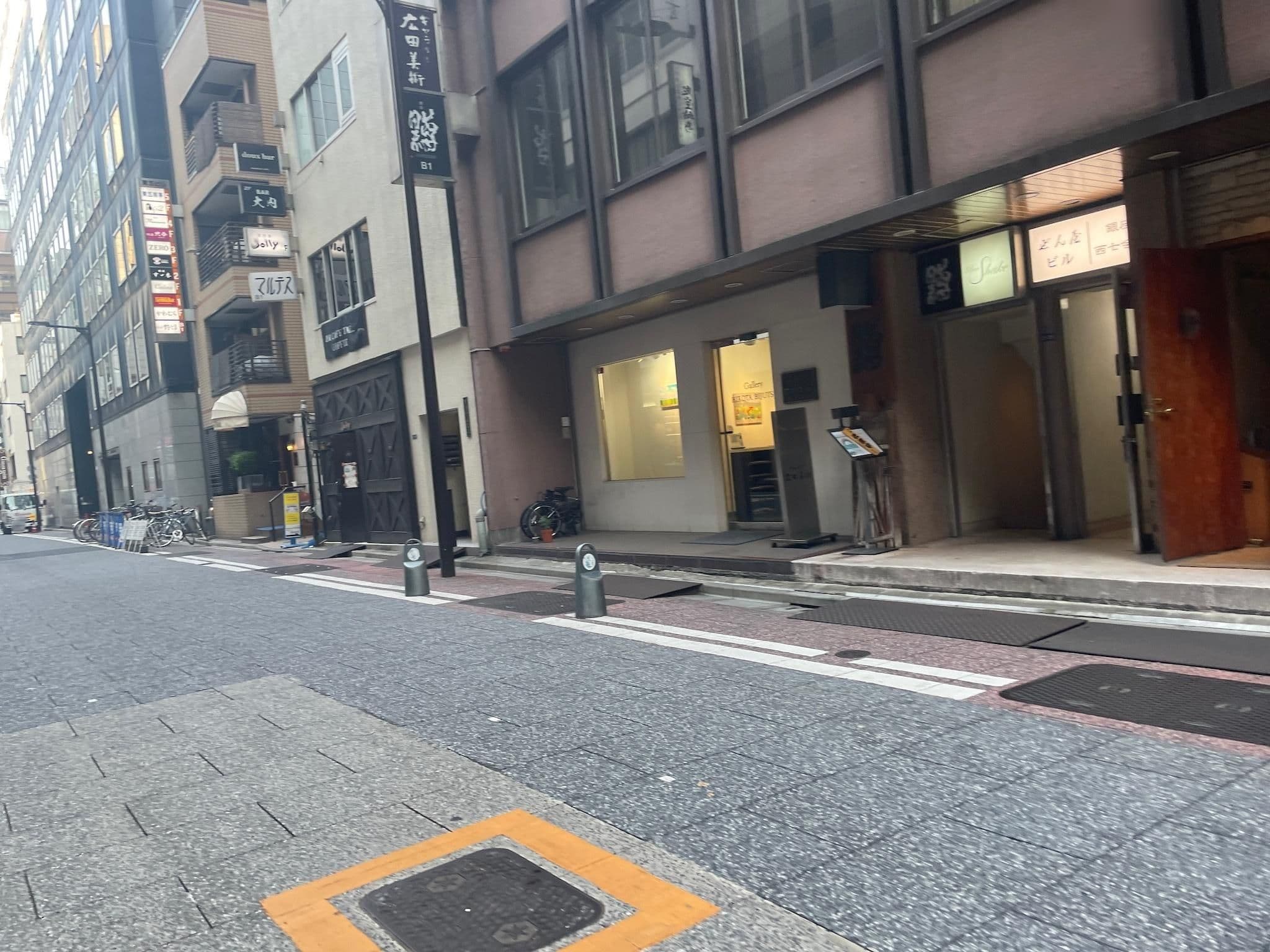 Street view near GINZA HOTEL By GRANDBELL, Ginza — © musashino5 (CC BY-SA · Mapillary)