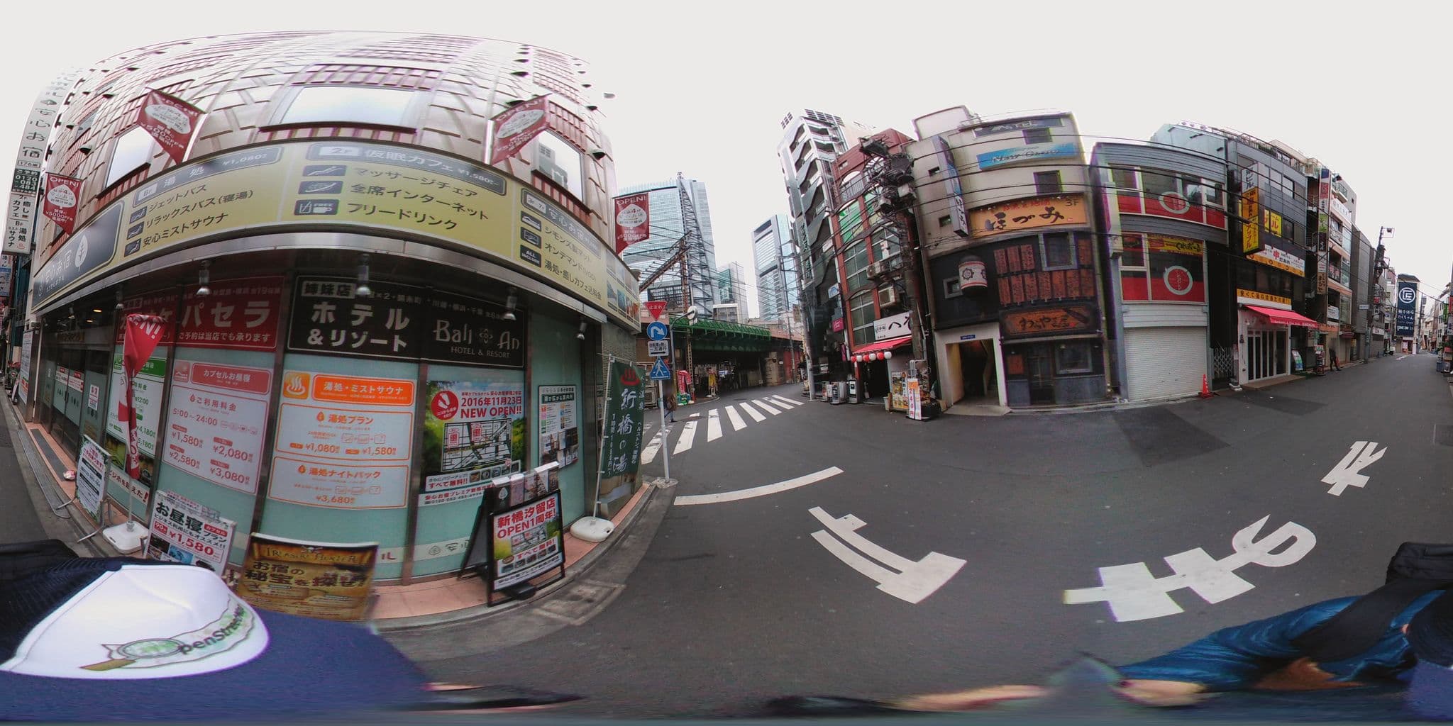 Street view near レンタルルームアストロ, Shinbashi — © jmmapiranger (CC BY-SA · Mapillary)