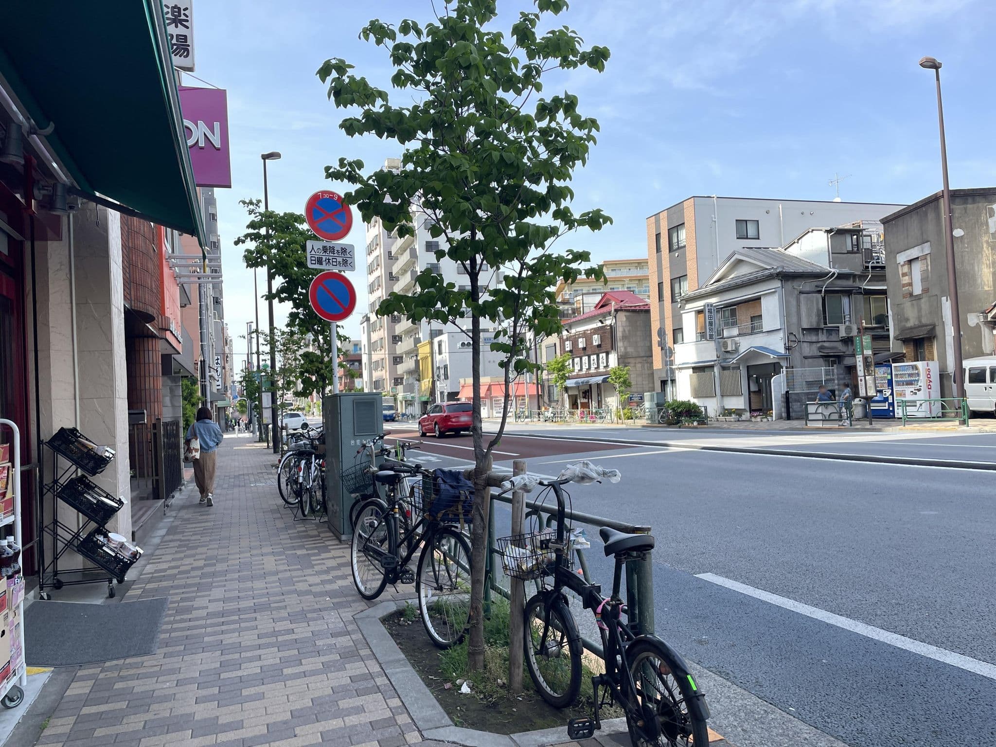 Street view near ビジネスホテル福田屋 (Fukudaya Hotel), Senzoku — © musashino5 (CC BY-SA · Mapillary)