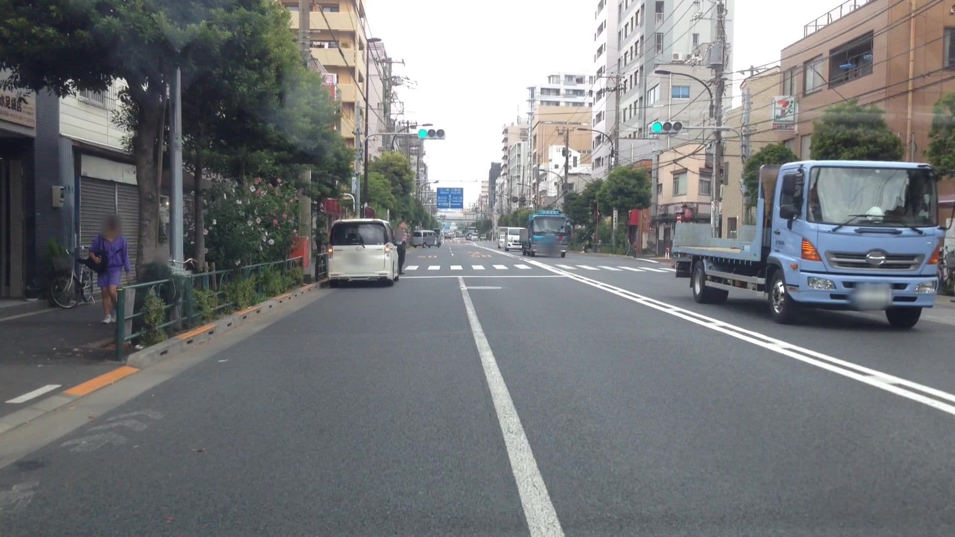 Street view near Tokyo Garden House Hotel, Oshiage — © lvl5 (CC BY-SA · Mapillary)