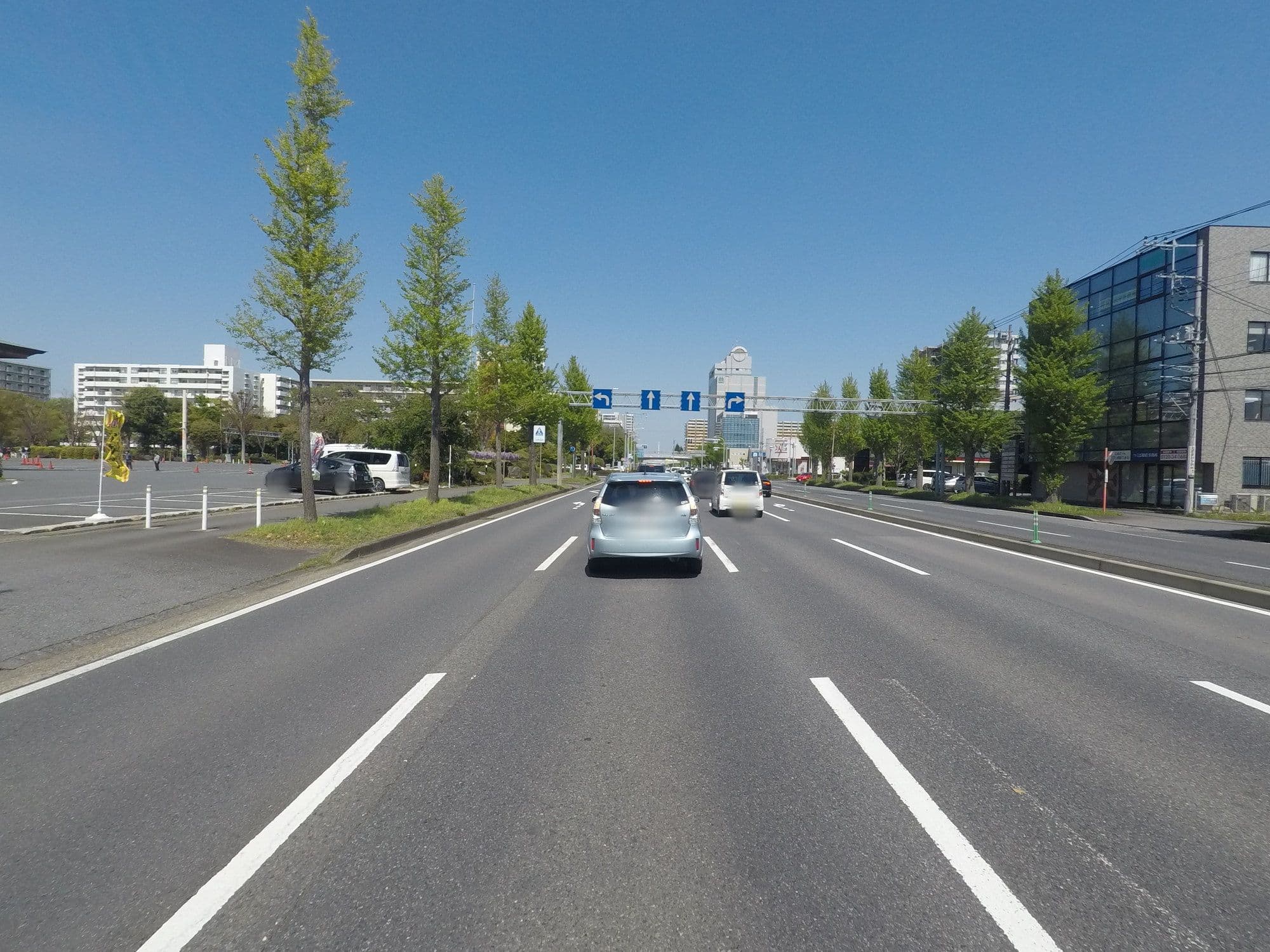Street view near ホテルグランド東雲, Tsukuba — © 24dakenlo (CC BY-SA · Mapillary)