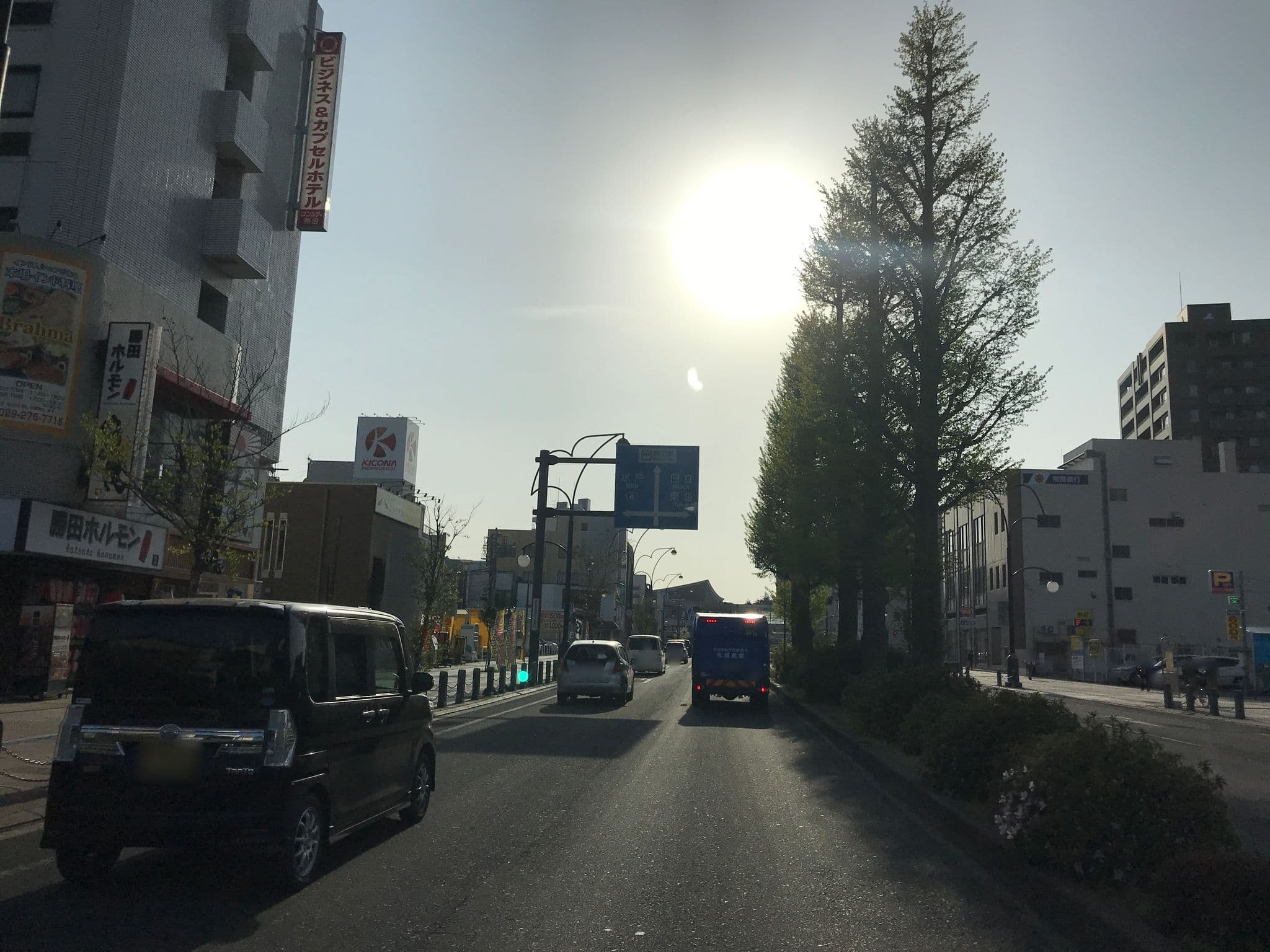 Street view near ビジネス&カプセルホテル, Hitachi-Naka — © torishin (CC BY-SA · Mapillary)