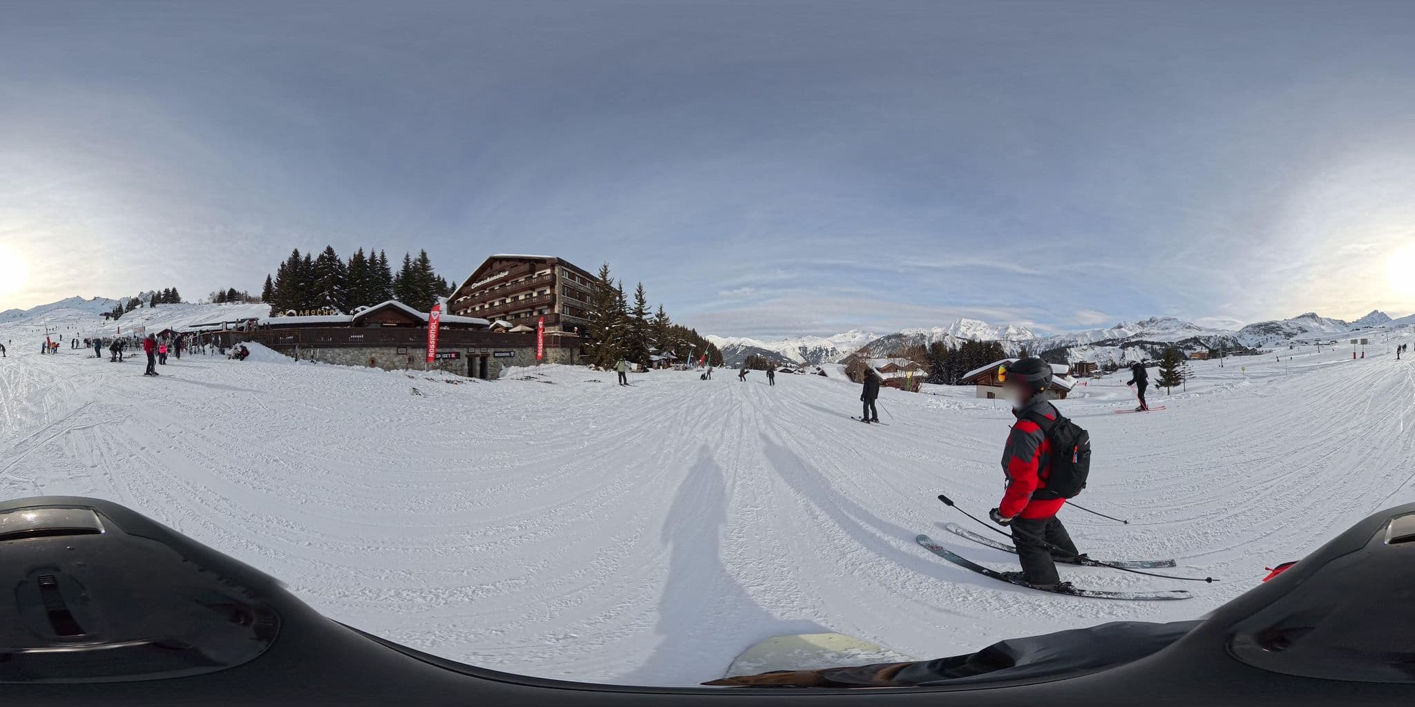 Street view near Courcheneige, Courchevel — © MattWithHuskies (CC BY-SA · Mapillary)