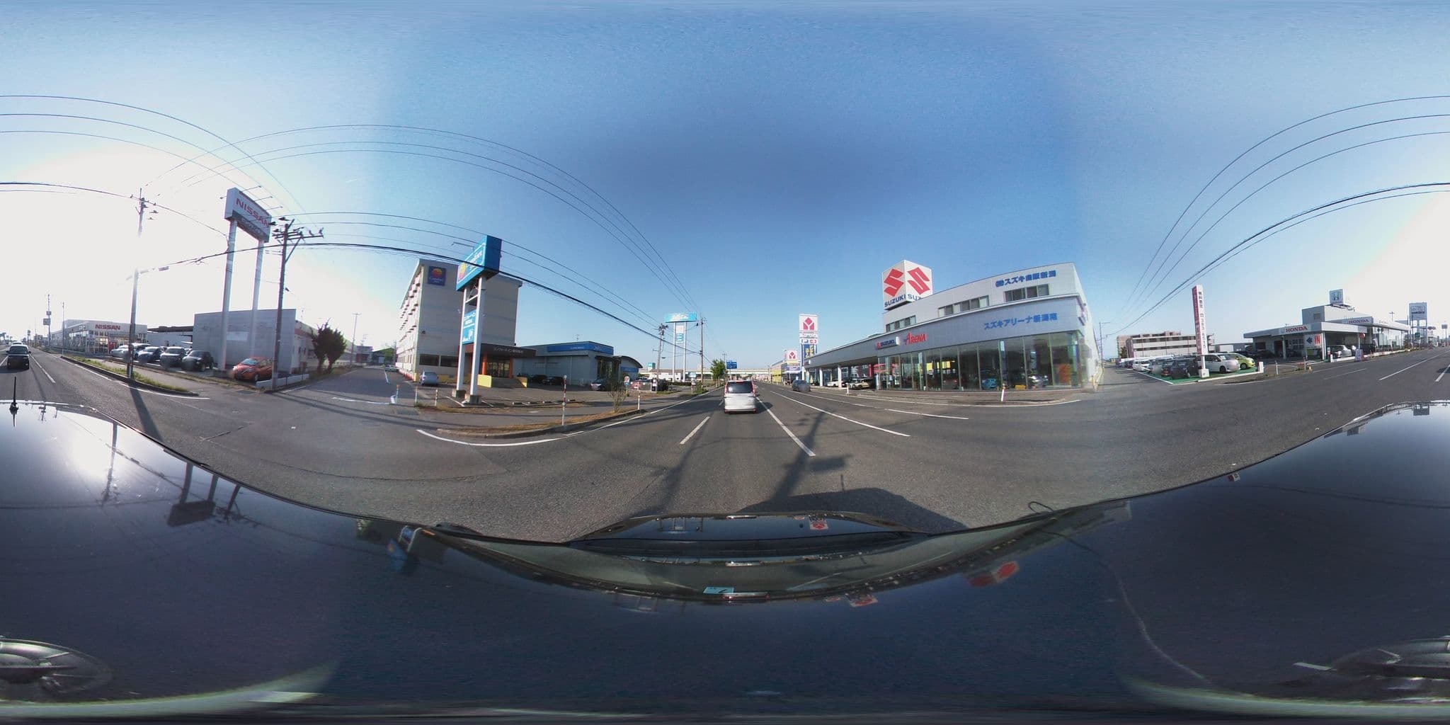 Street view near コンフォートイン新潟亀田, Kameda-honchō — © jmmapiranger (CC BY-SA · Mapillary)