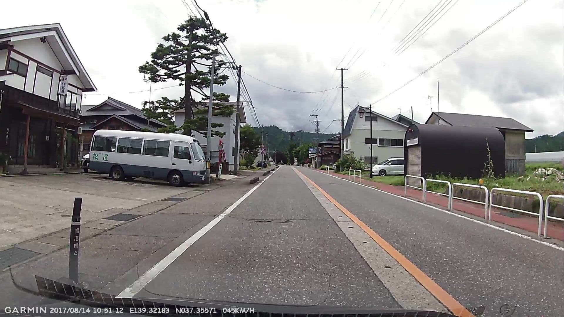 Street view near 奥会津温泉 ゆの宿, Tadami — © jmmapiranger (CC BY-SA · Mapillary)
