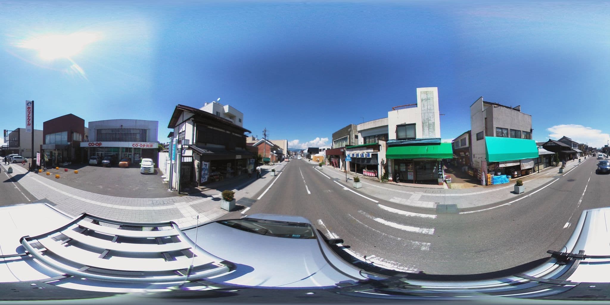 Street view near 喜多方グリーンホテル, Kitakata — © loglogy (CC BY-SA · Mapillary)