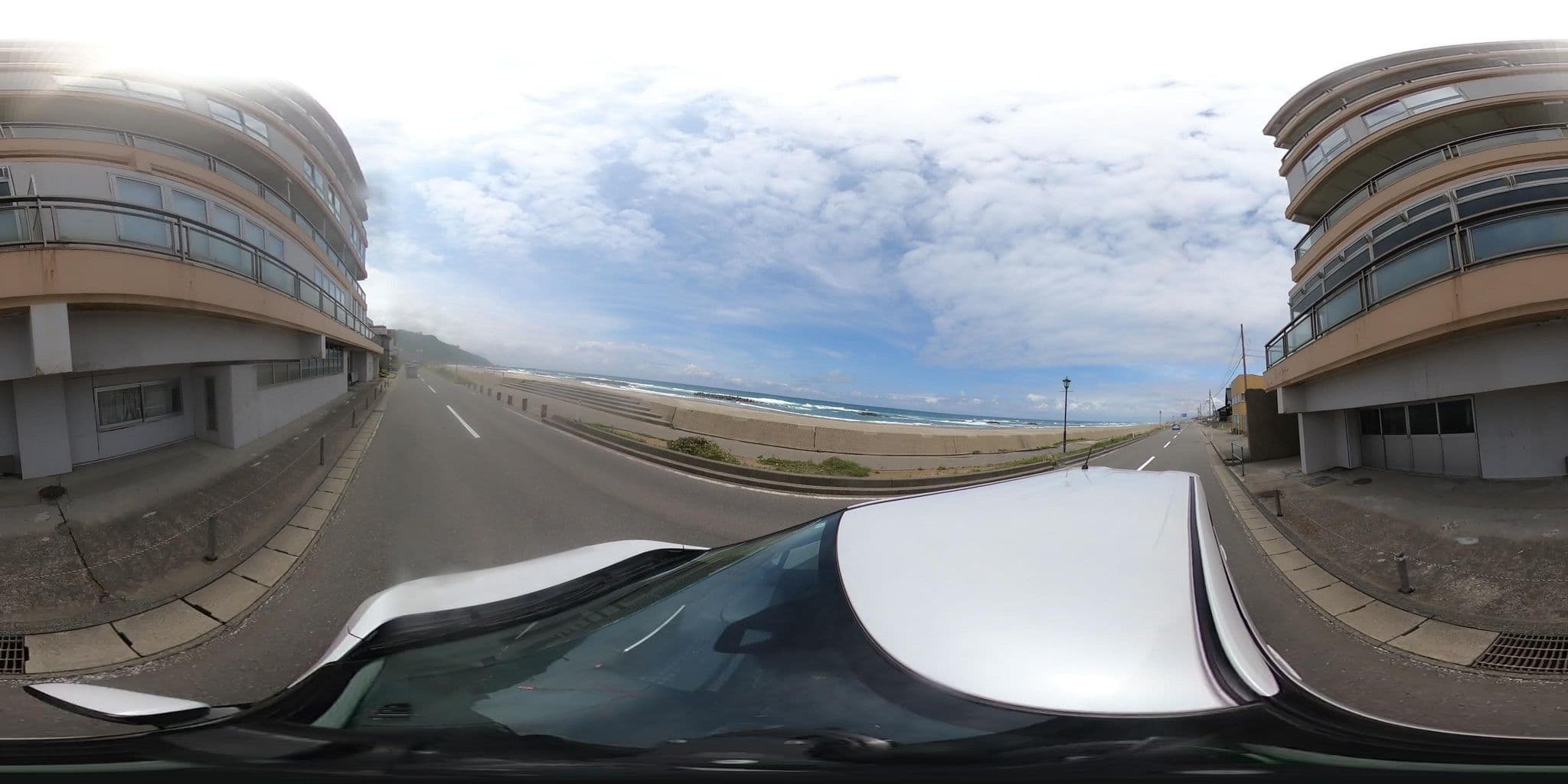 Street view near うしお荘, Tsuruoka — © flashkiwi (CC BY-SA · Mapillary)