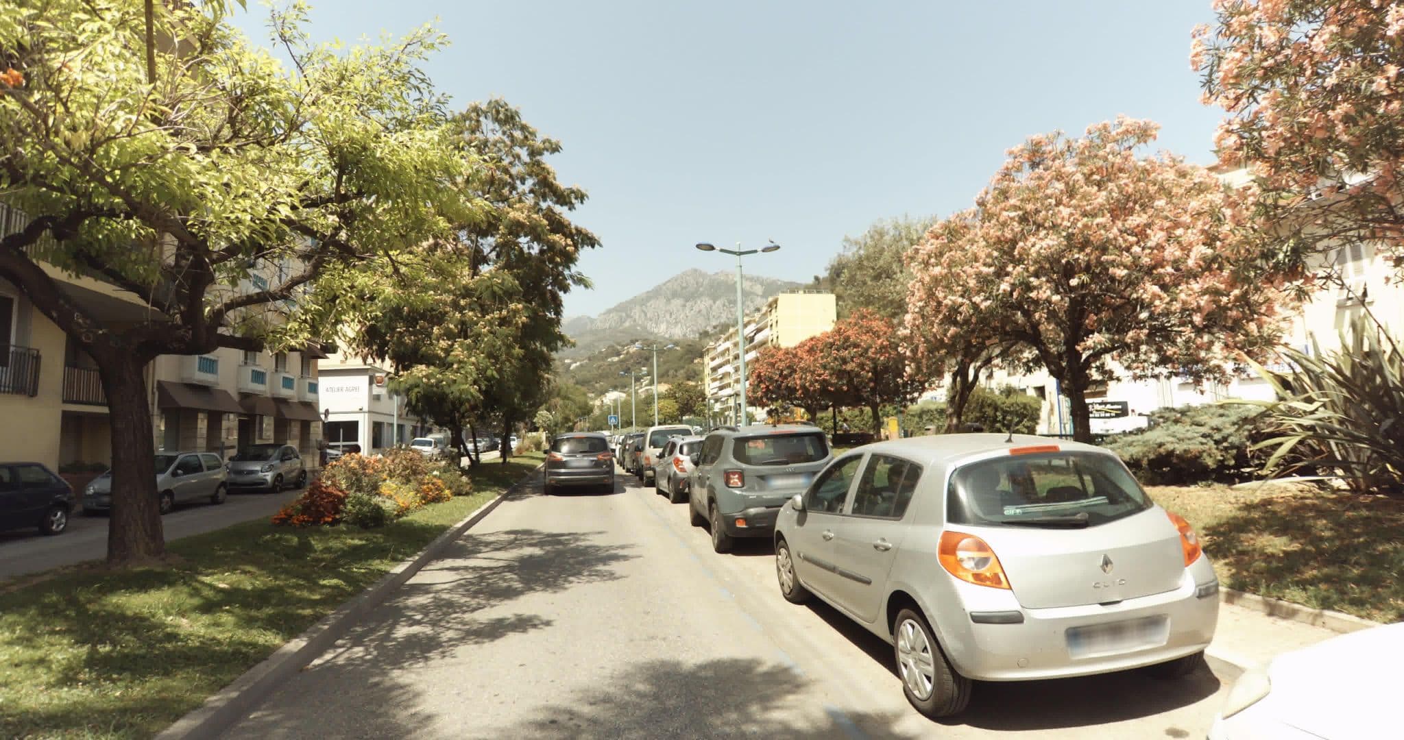 Street view near Hôtel Menton Riviera, Menton — © sogefi (CC BY-SA · Mapillary)