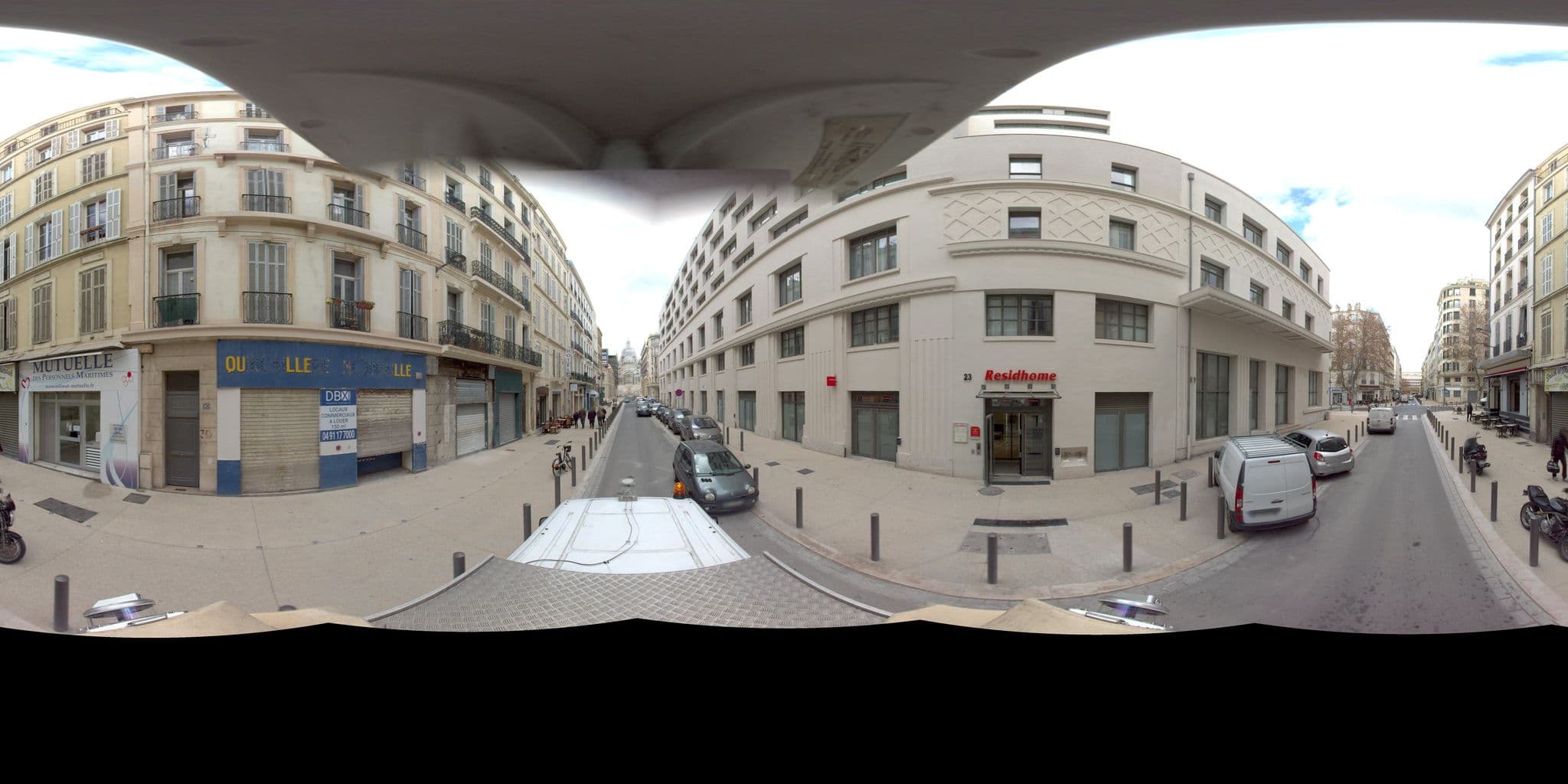 Street view near Residhome, La Joliette — © Suez (CC BY-SA · Mapillary)