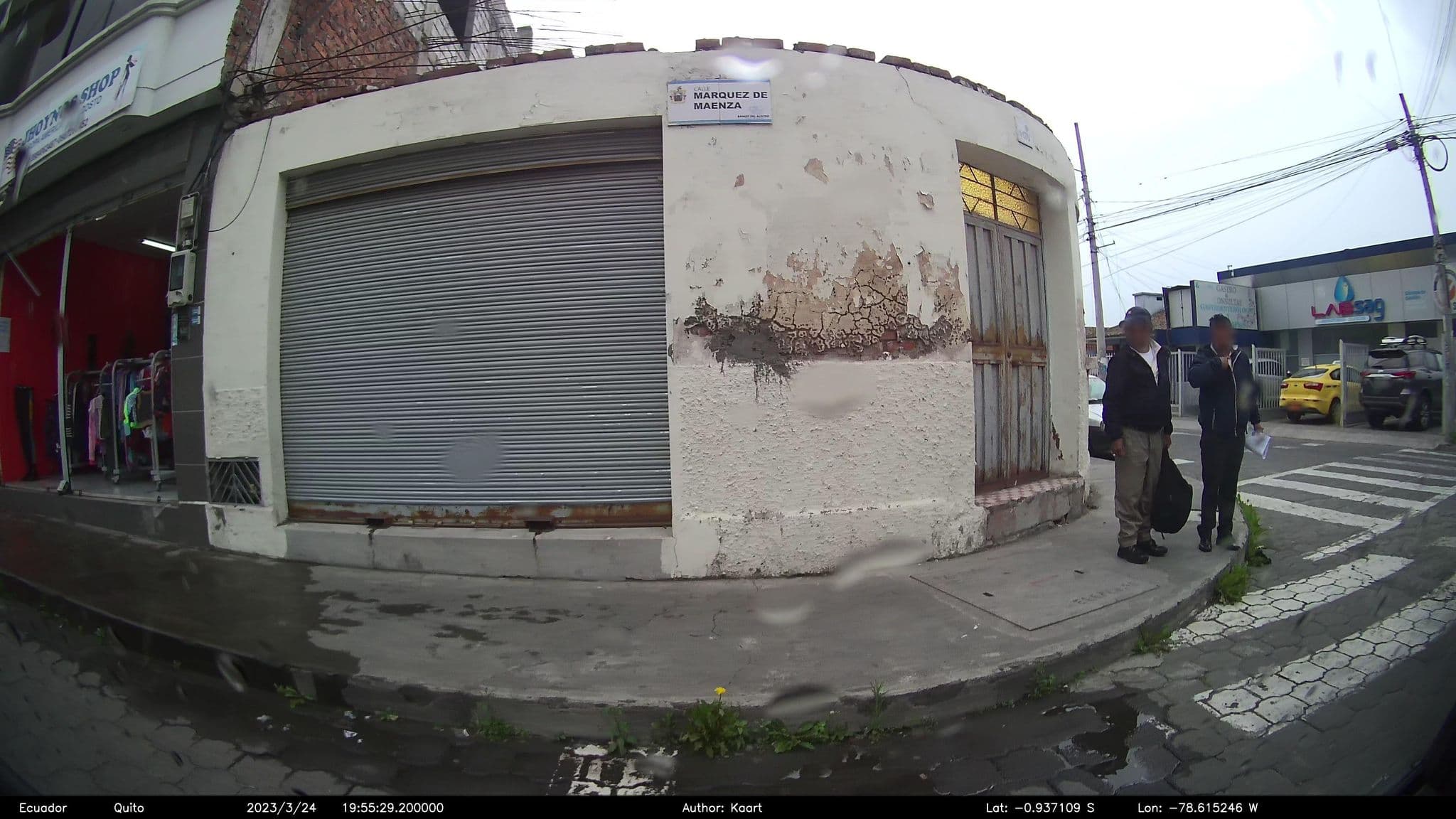 Street view near Hotel San Agustín, Latacunga — © kaart_2 (CC BY-SA · Mapillary)