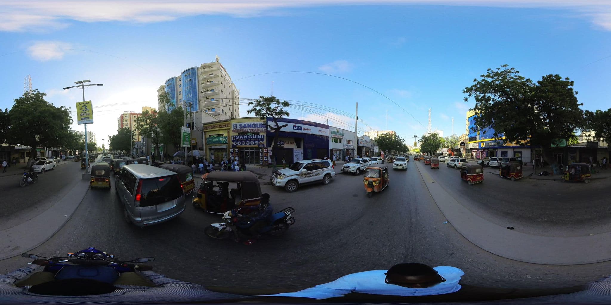 Street view near Ambassador Hotel, Mogadishu — © adiiba25 (CC BY-SA · Mapillary)