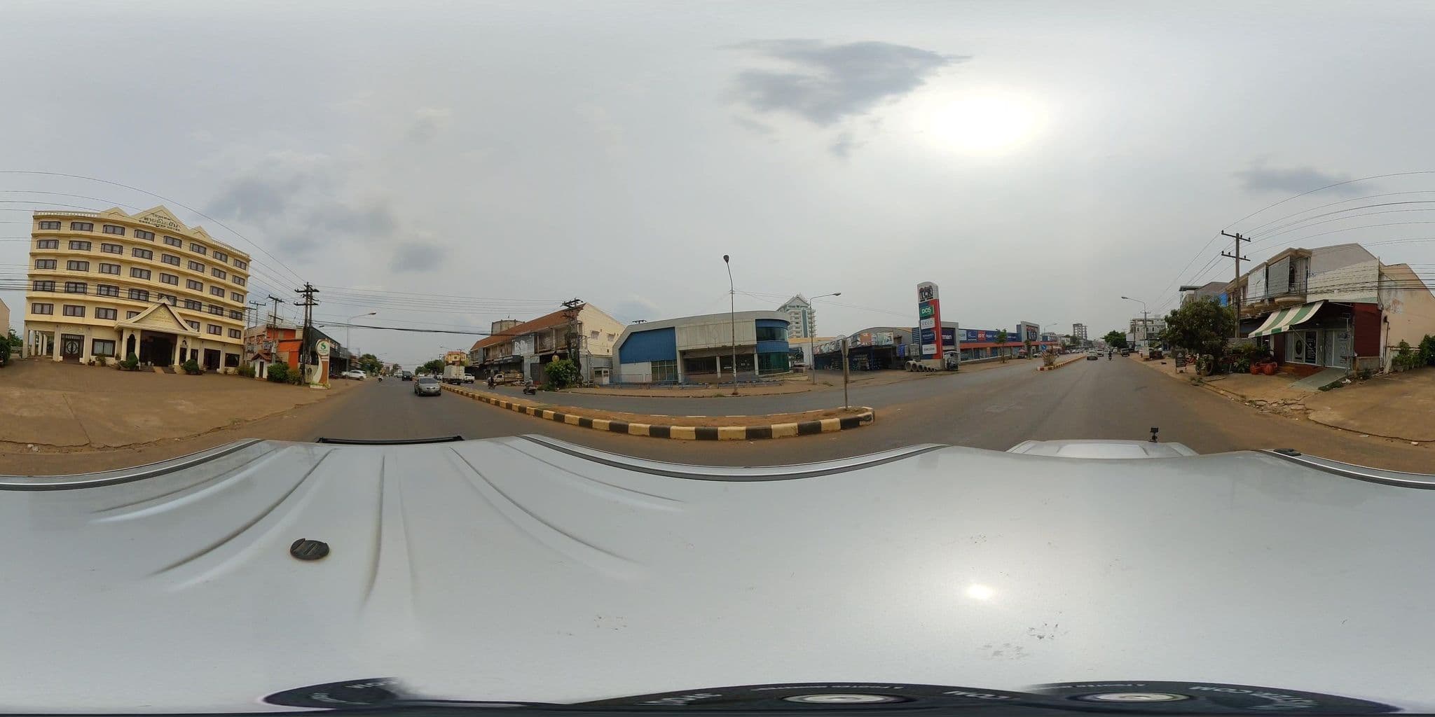 Street view near โรงแรมสายลมเย็น, Pakse — © ThailandCambodia (CC BY-SA · Mapillary)