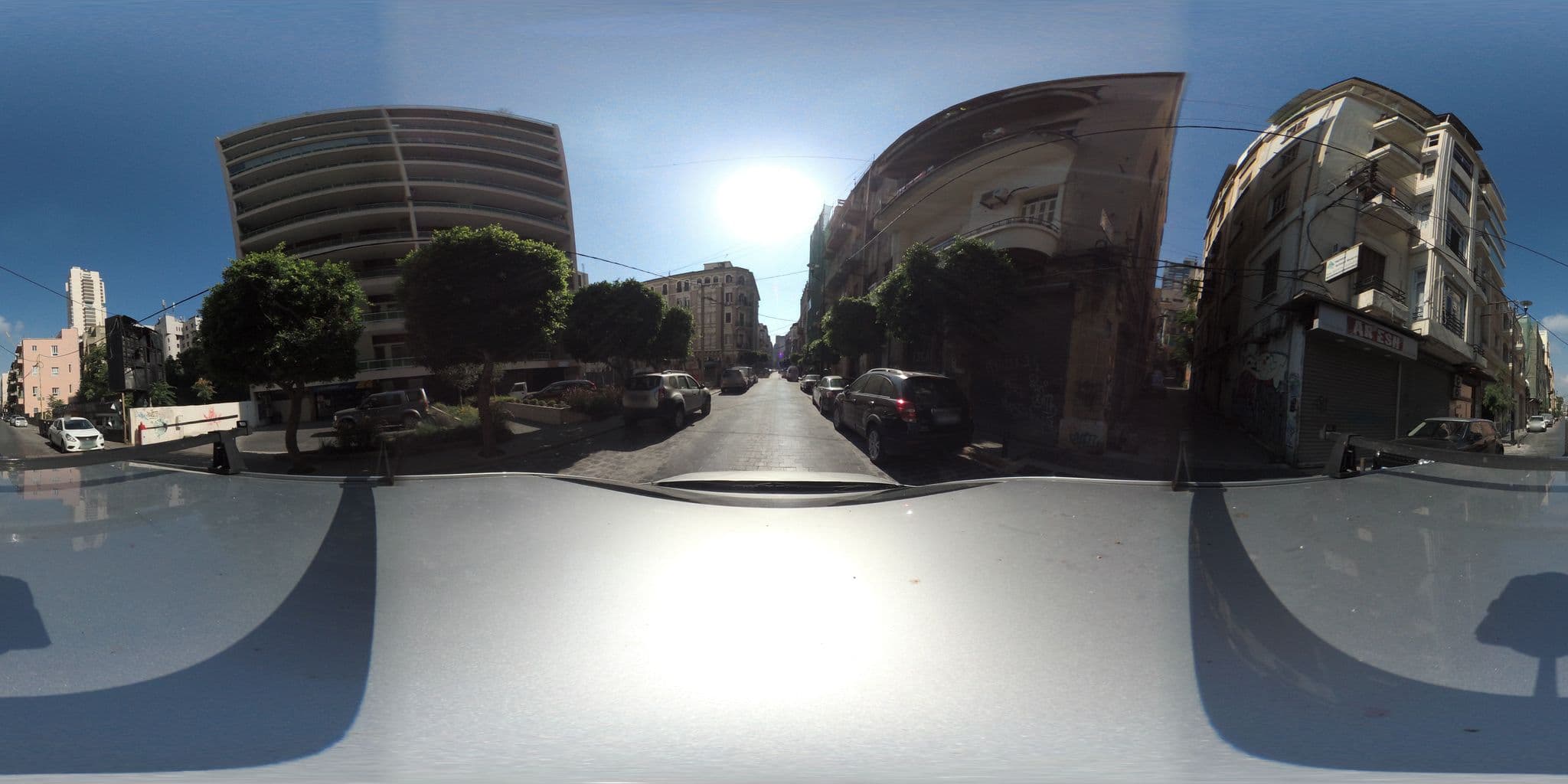 Street view near Gem Boutique Hotel, Beirut — © sandroeid (CC BY-SA · Mapillary)