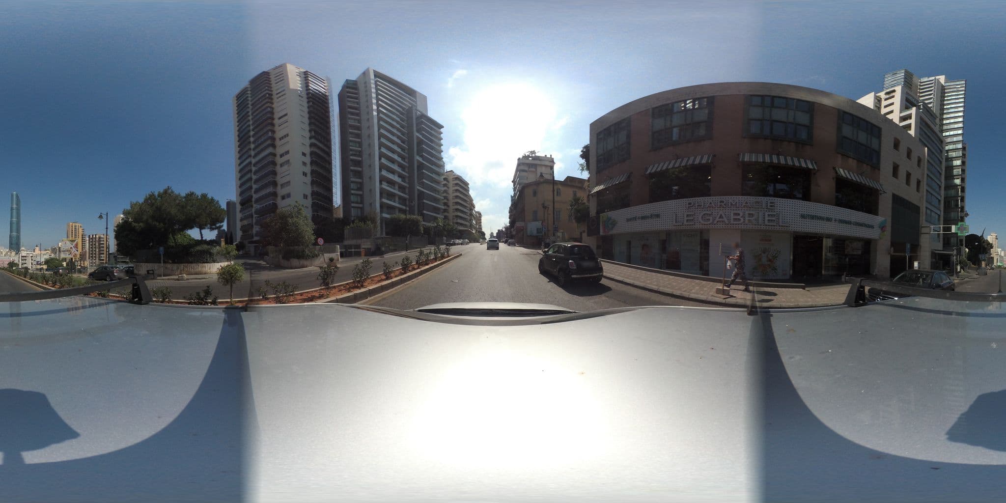 Street view near Park Tower Suites, Beirut — © sandroeid (CC BY-SA · Mapillary)