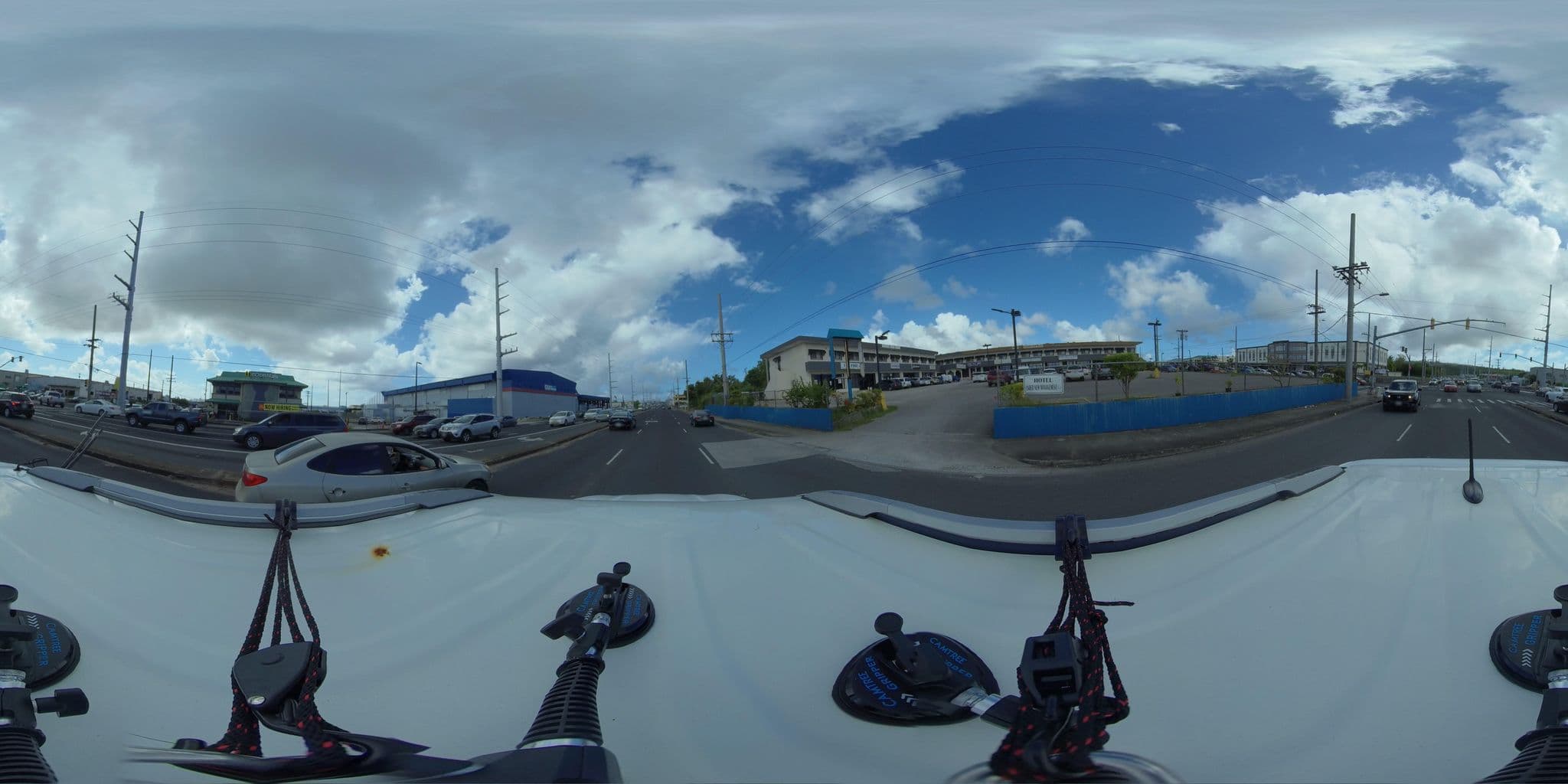 Street view near Harmonloop Hotel, Dededo Village — © Power01 (CC BY-SA · Mapillary)