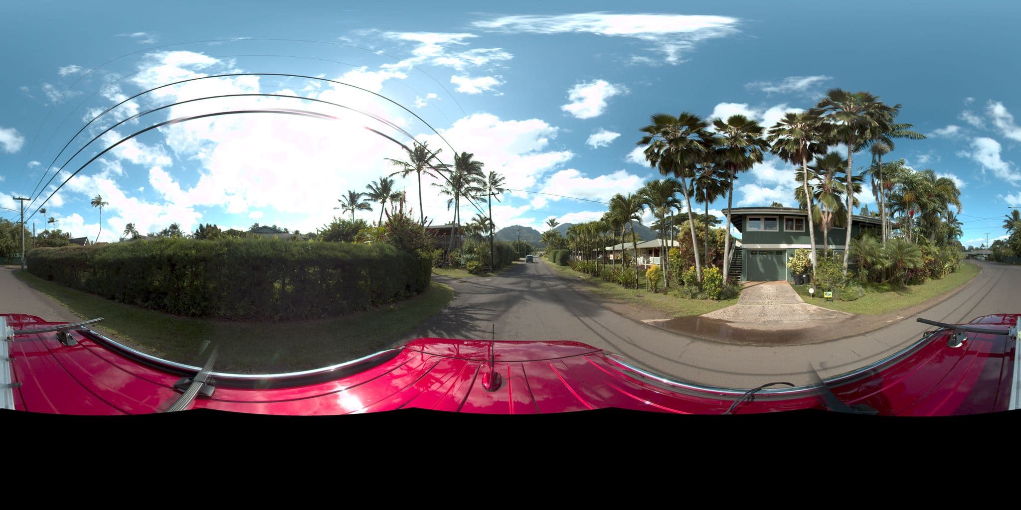 Street view near Tutu's Cottage, Princeville — © rking (CC BY-SA · Mapillary)