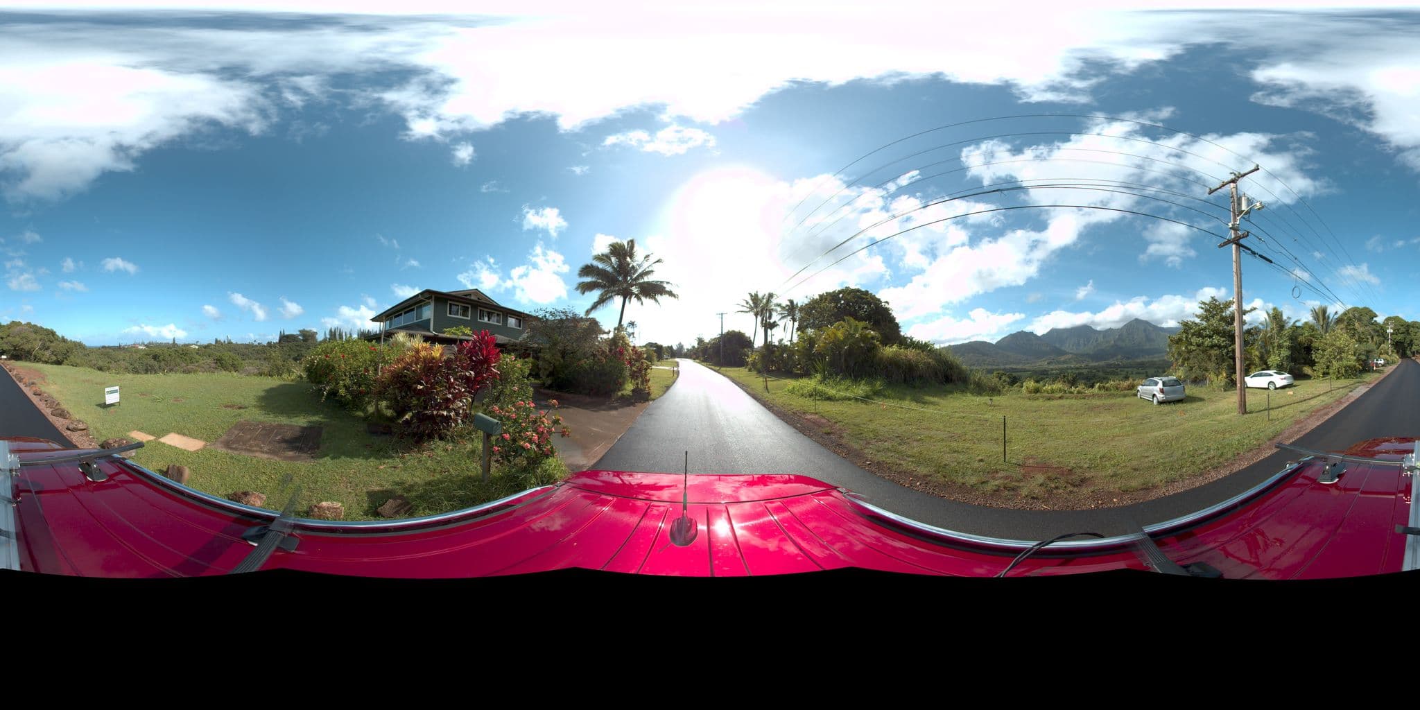 Street view near Hanalei Vista, Princeville — © rking (CC BY-SA · Mapillary)