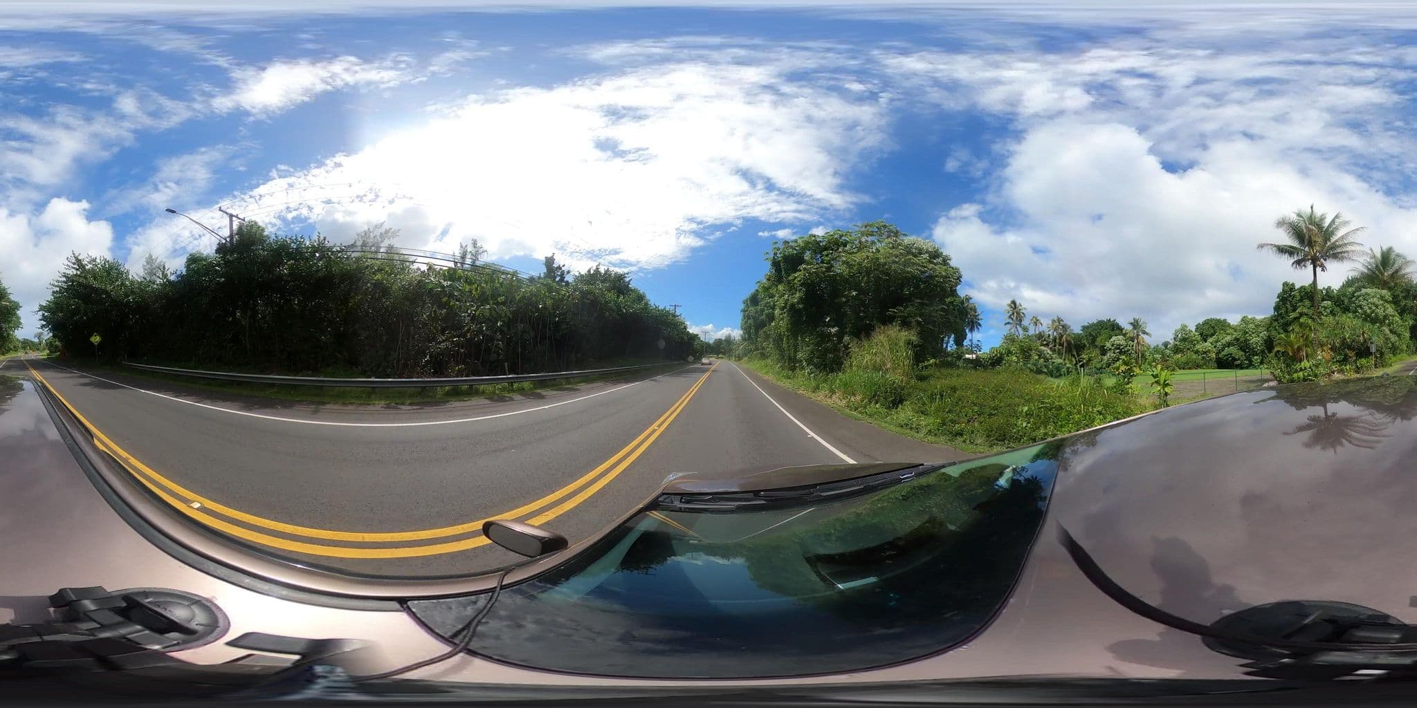 Street view near Hilo Tropical Gardens Guest House, Hilo — © quickness805 (CC BY-SA · Mapillary)