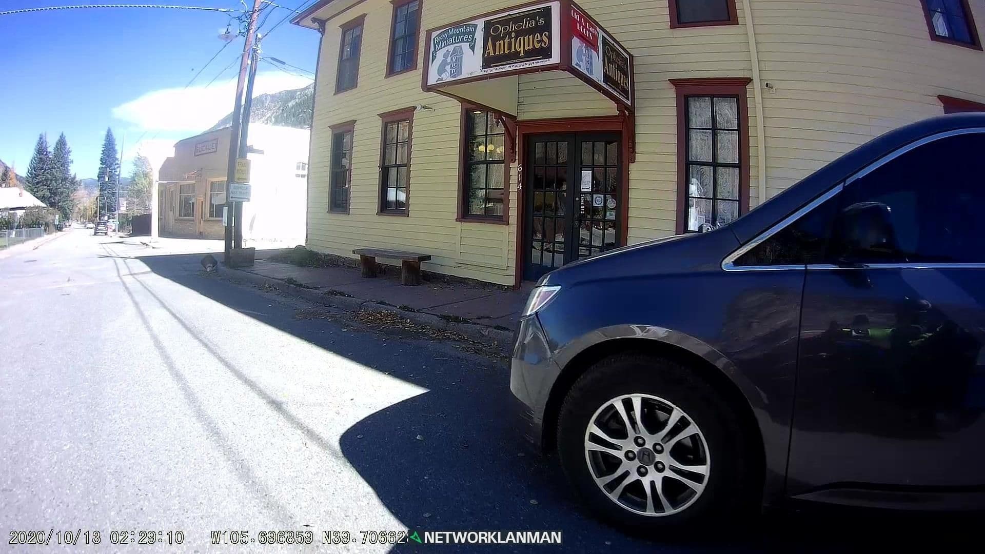 Street view near Georgetown Mercantile, Idaho Springs — © networklanman (CC BY-SA · Mapillary)