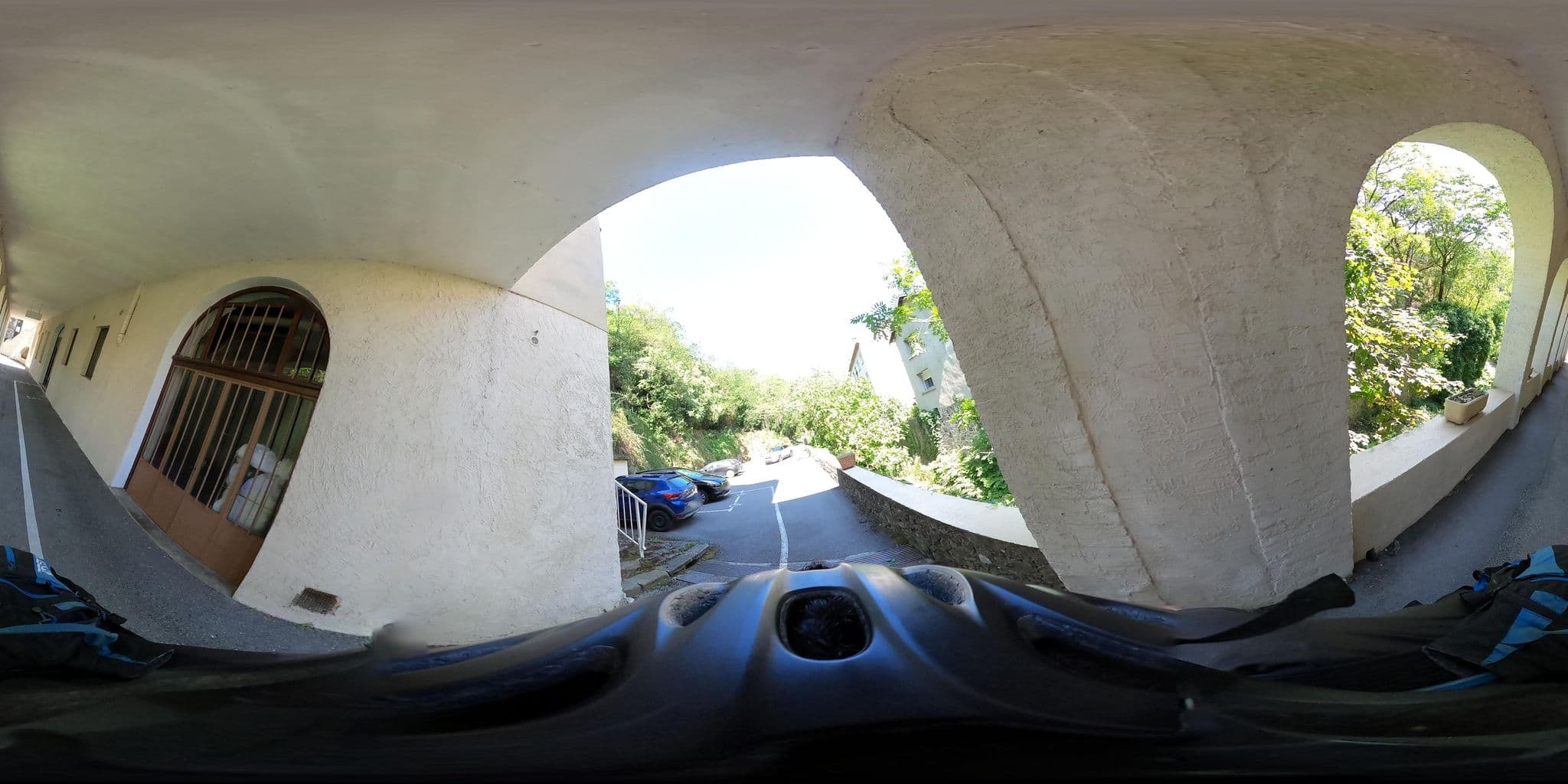 Street view near Hôtel restaurant Saint-Jean, Vals-les-Bains — © Krob (CC BY-SA · Mapillary)