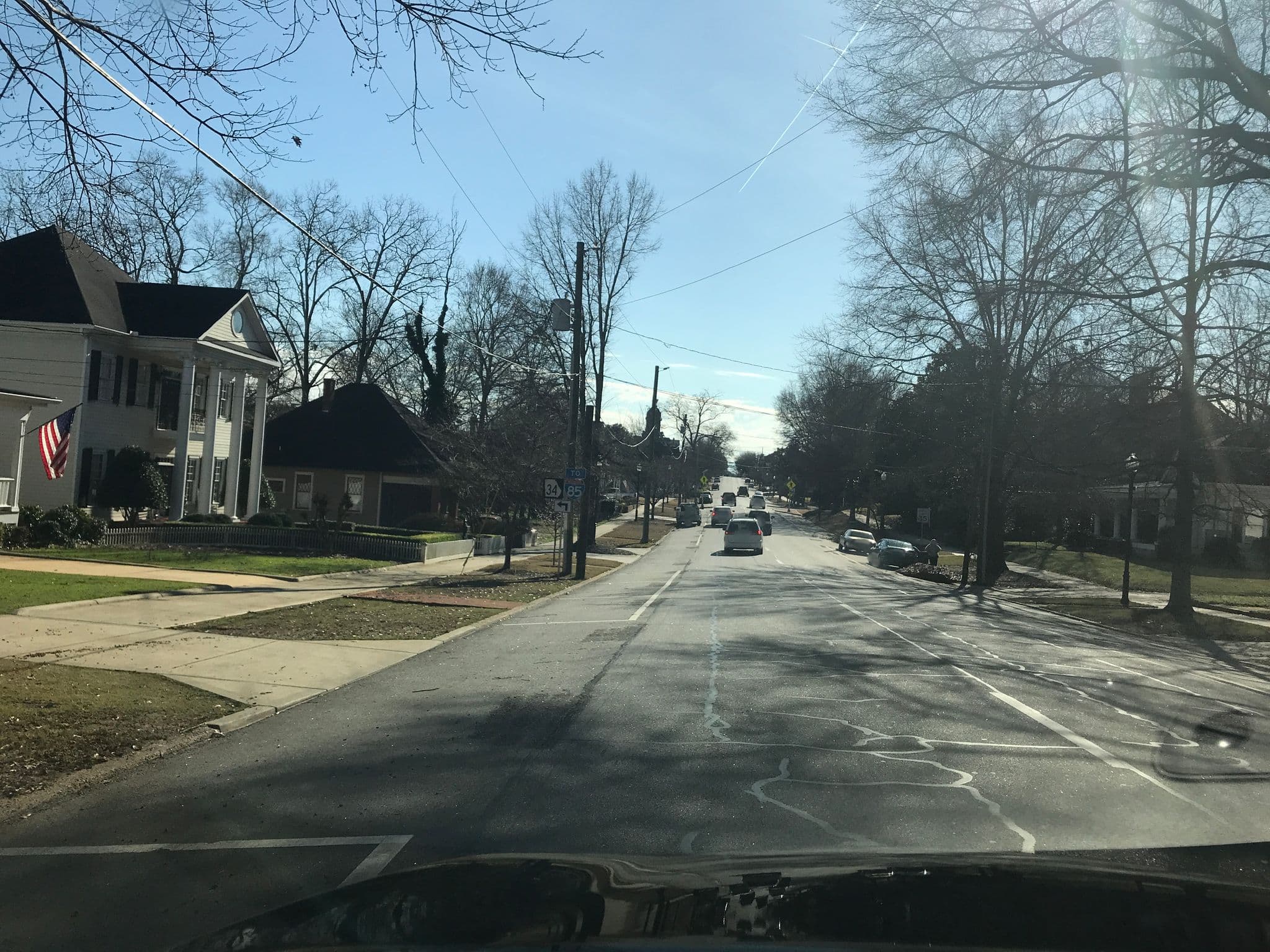 Street view near Stripling Tourist Hotel, Newnan — © mzdnae25 (CC BY-SA · Mapillary)
