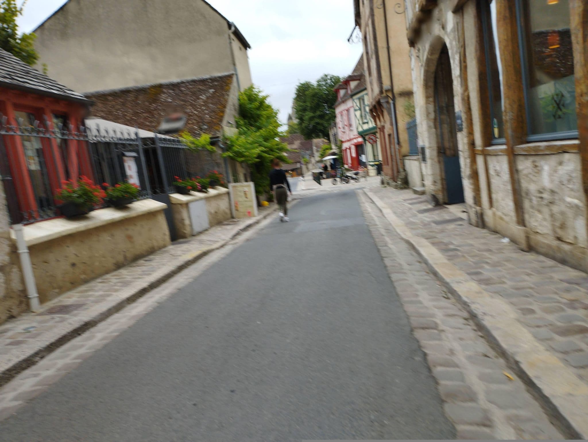 Street view near Aux Vieux Remparts, Provins — © kritic (CC BY-SA · Mapillary)