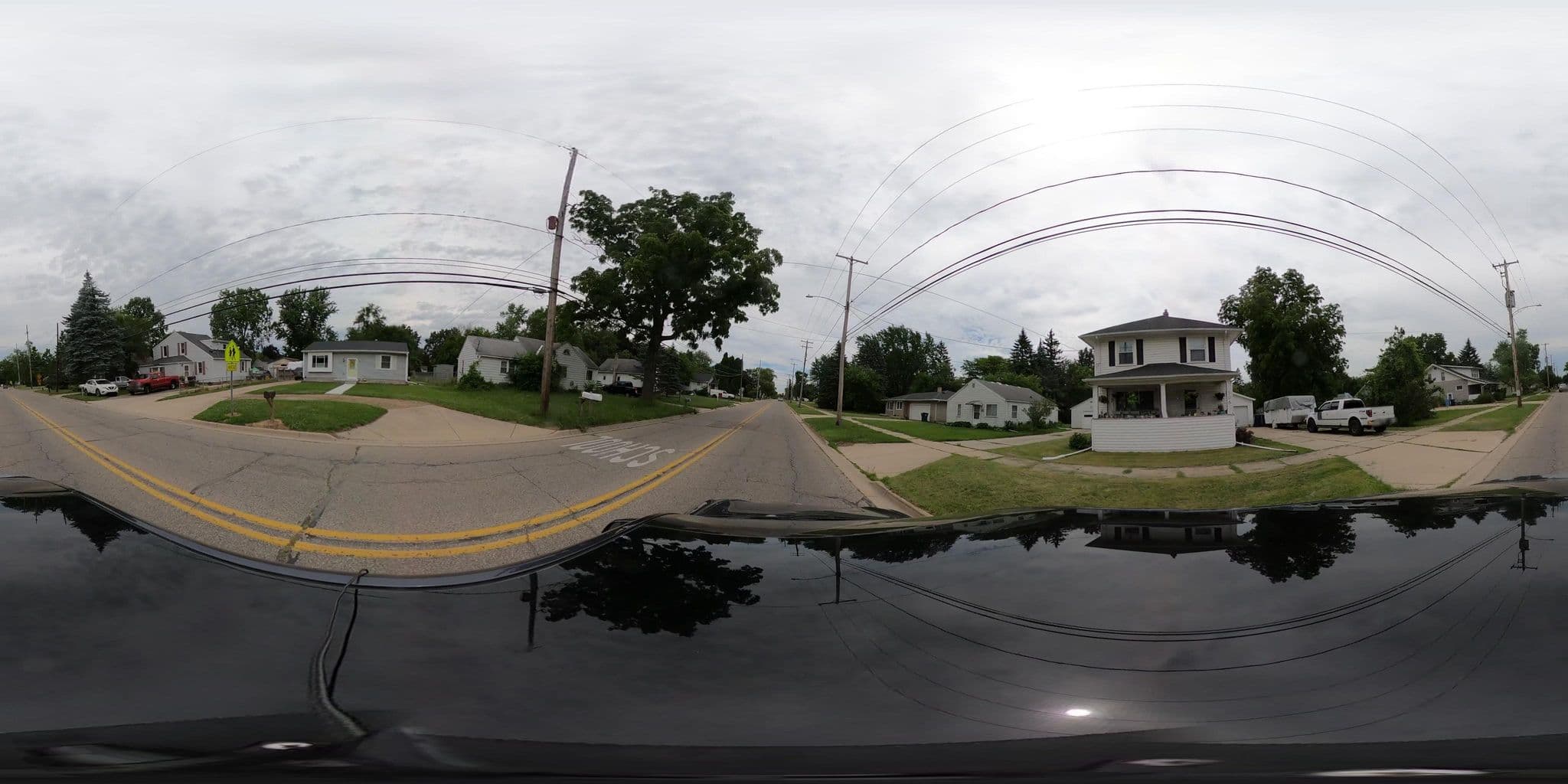 Street view near Jurassic Park, Lansing — © treestryder (CC BY-SA · Mapillary)