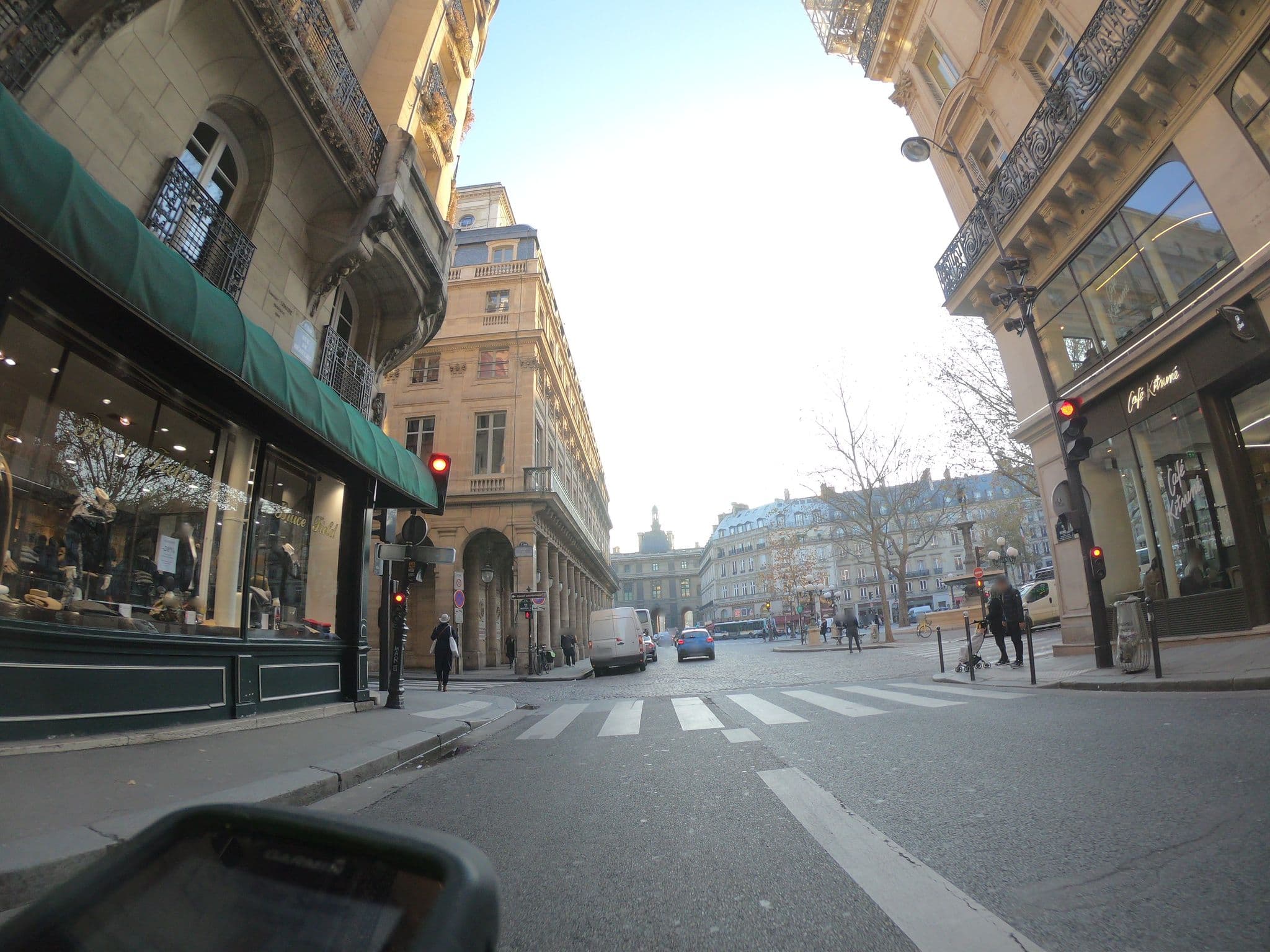 Street view near La Clef Louvre, Paris 02 Bourse — © htonchia (CC BY-SA · Mapillary)