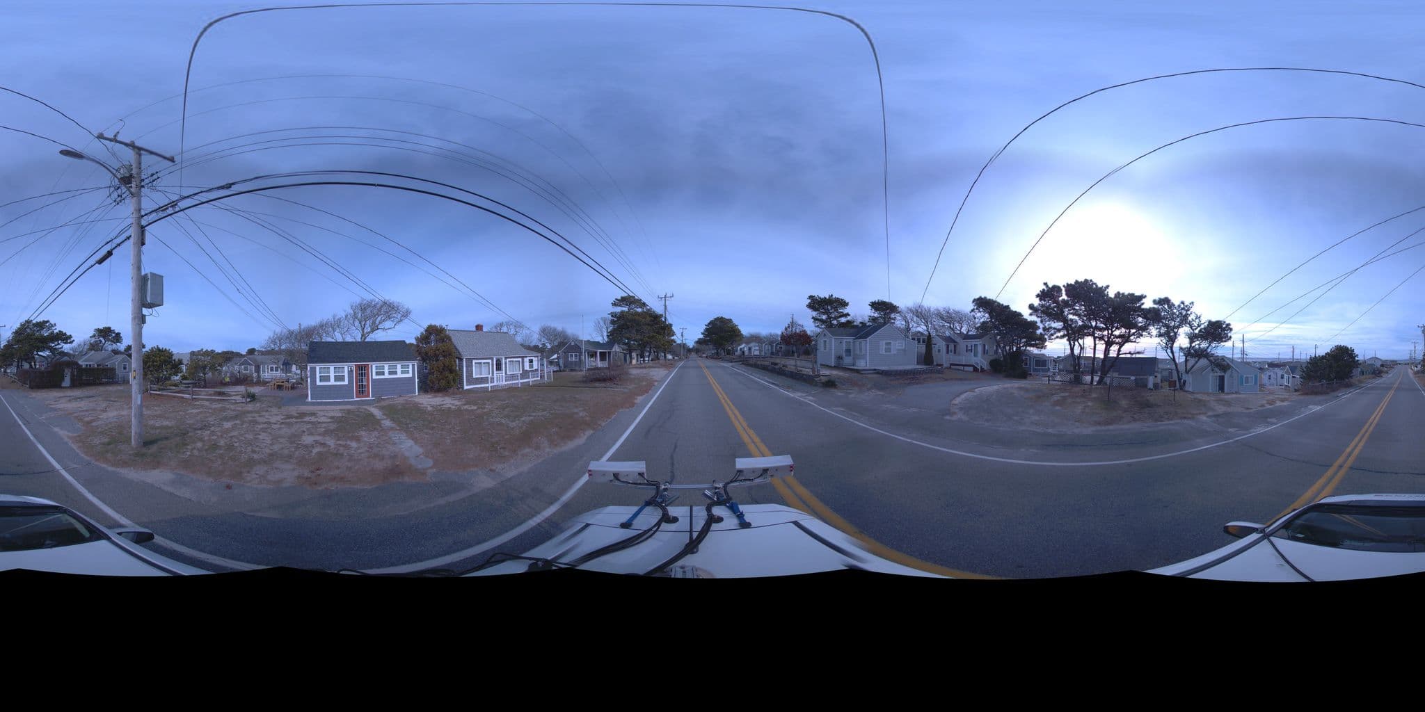 Street view near Maizy’s Cottage, Dennis Port — © cholloway (CC BY-SA · Mapillary)