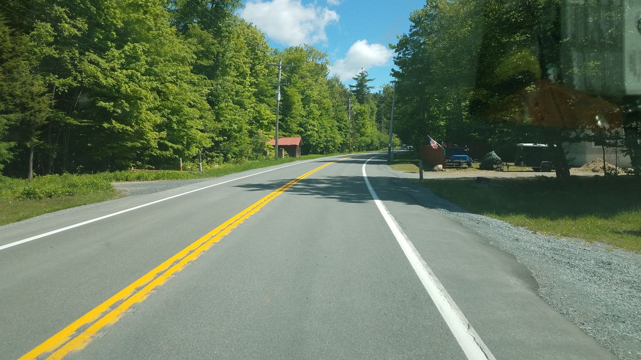 Street view near White Lake Lodges, Lowville — © jbthemilker (CC BY-SA · Mapillary)