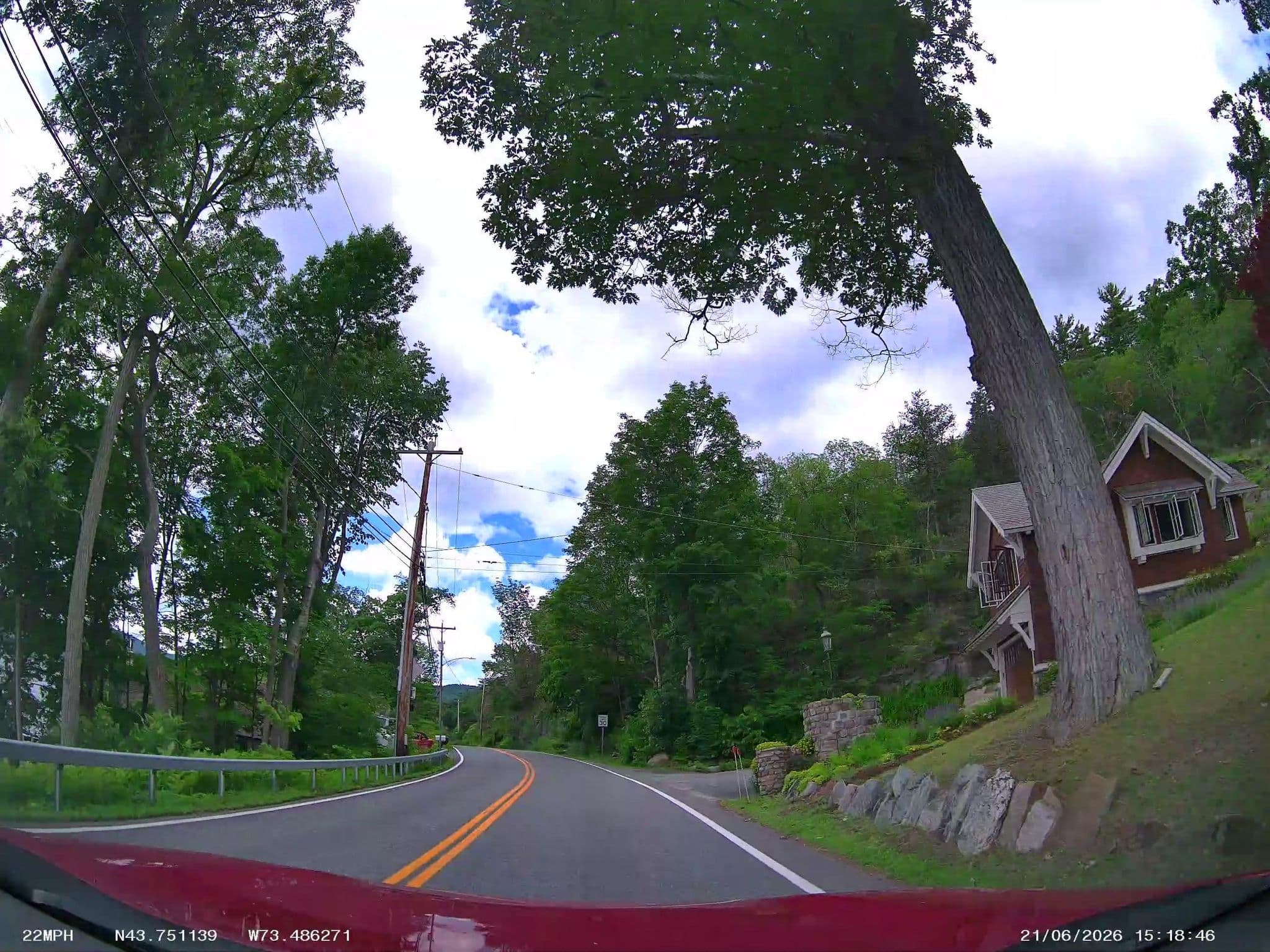 Street view near Ruah Bed & Breakfast, Ticonderoga — © DrivingRoundTown (CC BY-SA · Mapillary)