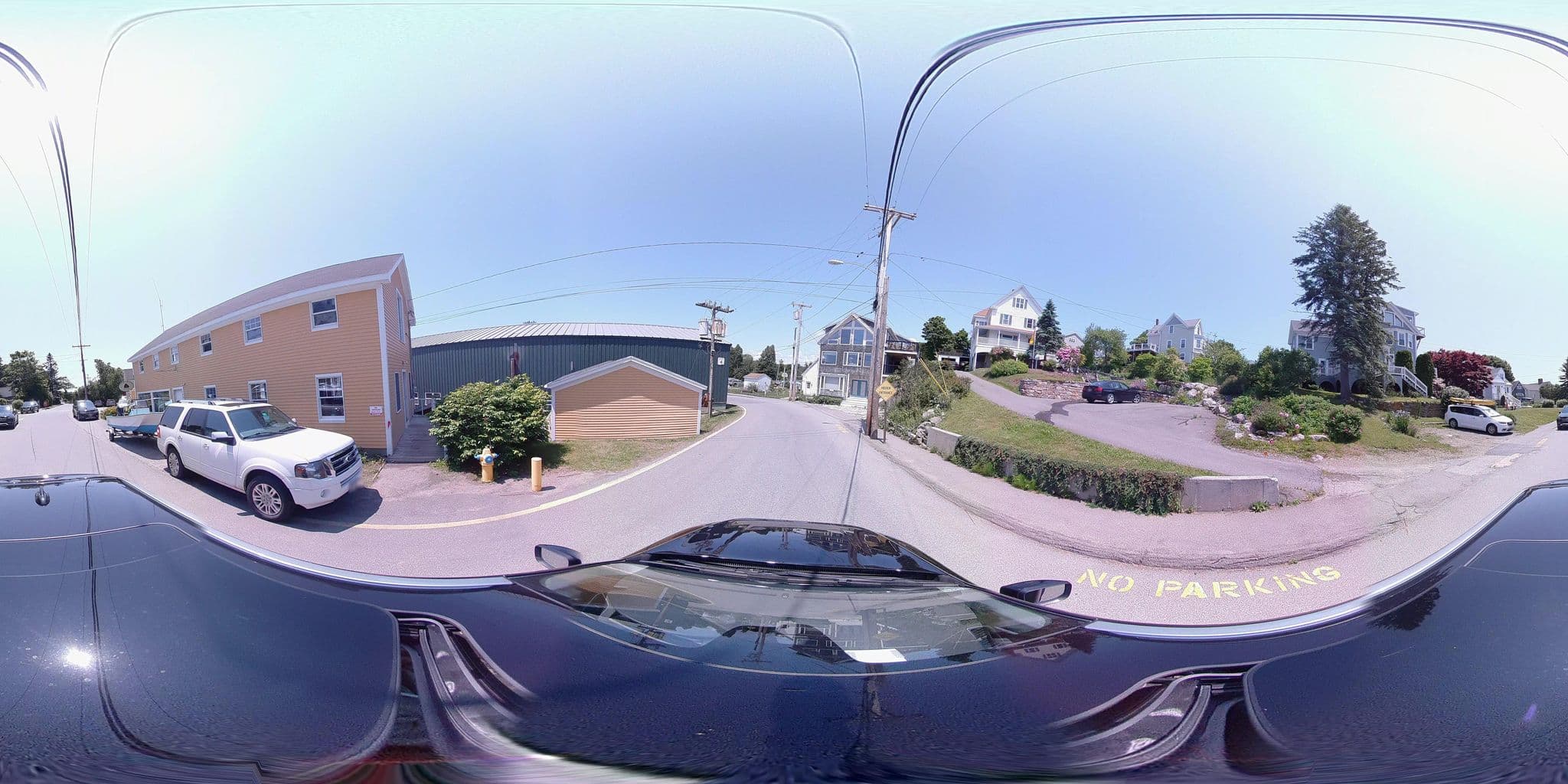 Street view near The Boat House, Boothbay Harbor — © atiannicelli (CC BY-SA · Mapillary)