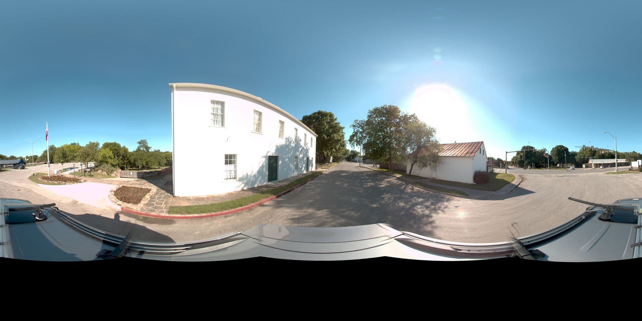 Street view near The Landmark Inn, La Coste — © rking (CC BY-SA · Mapillary)