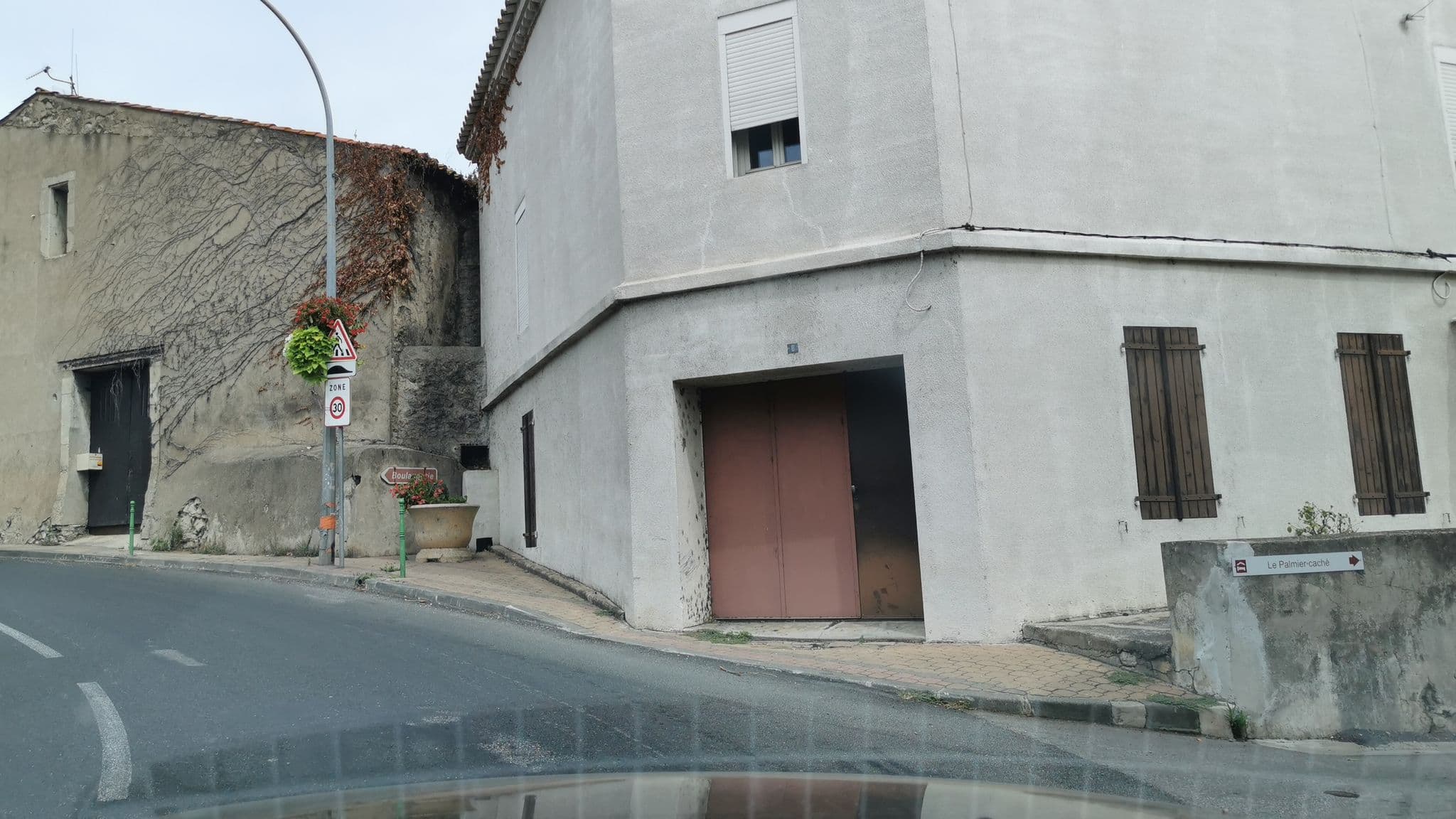 Street view near O’Palmier Caché, Saint-Marcel-sur-Aude — © percherie (CC BY-SA · Mapillary)