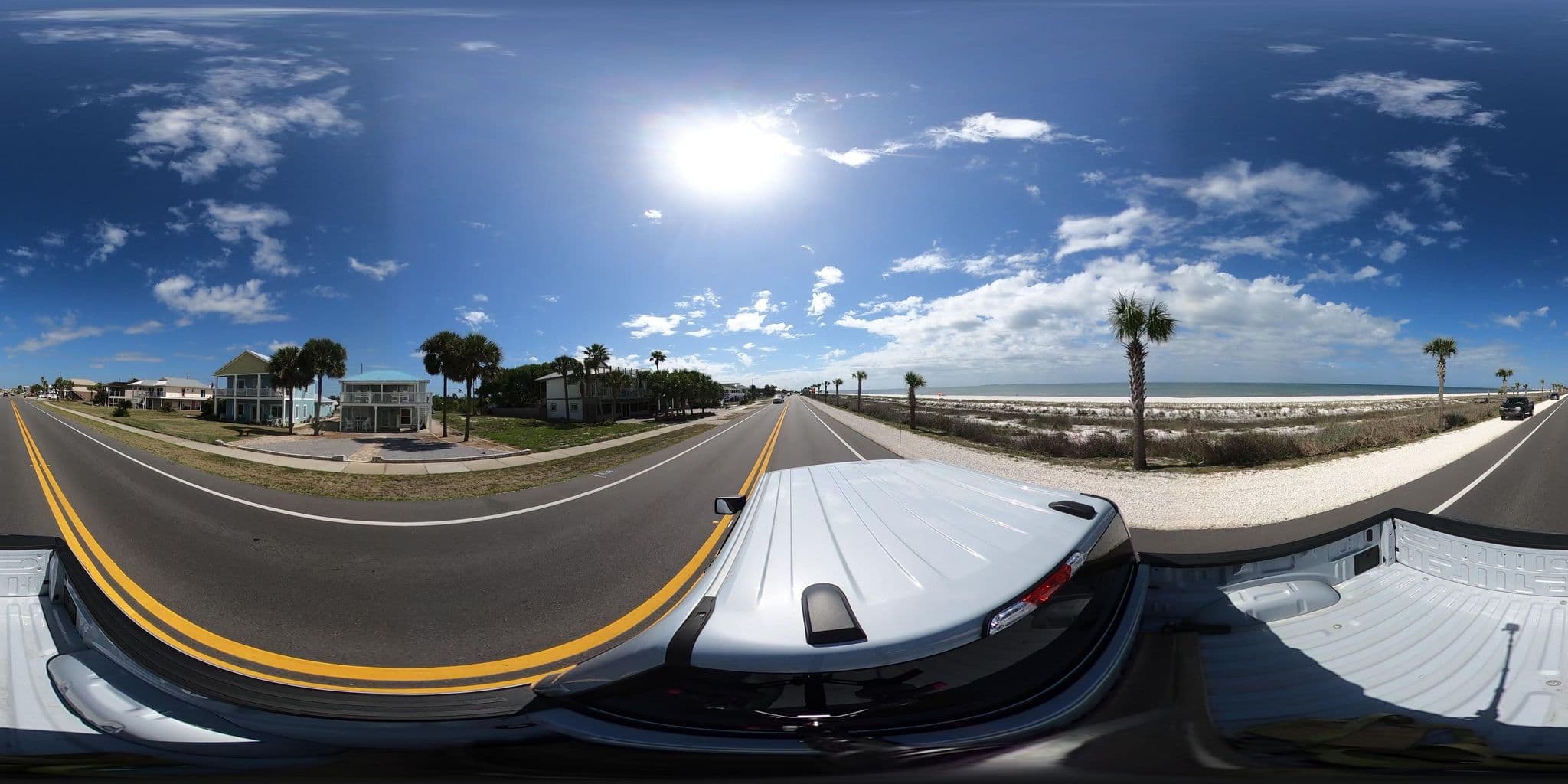 Street view near No Worries Vacation Rentals, Mexico Beach — © bchamberlain (CC BY-SA · Mapillary)