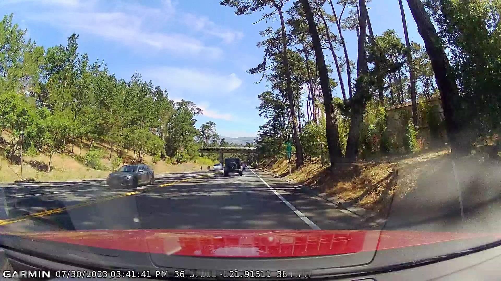 Street view near Pebble Beach Resorts, Carmel-by-the-Sea — © eneerhut (CC BY-SA · Mapillary)