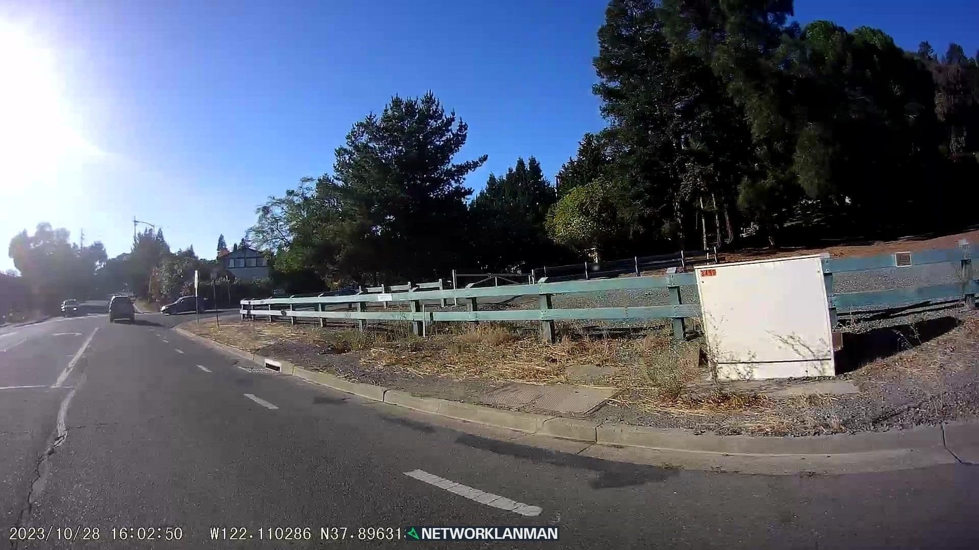 Street view near The Lafayette Treehouse, Acalanes Ridge — © networklanman (CC BY-SA · Mapillary)