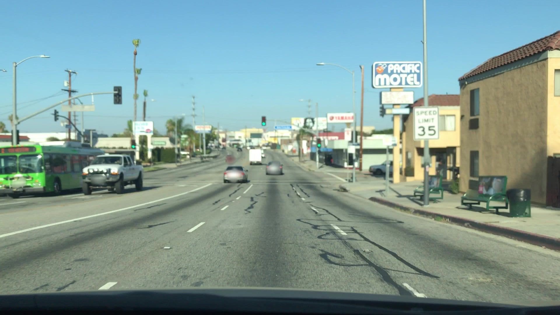 Street view near Pacific Motel, Lomita — © lvl5 (CC BY-SA · Mapillary)