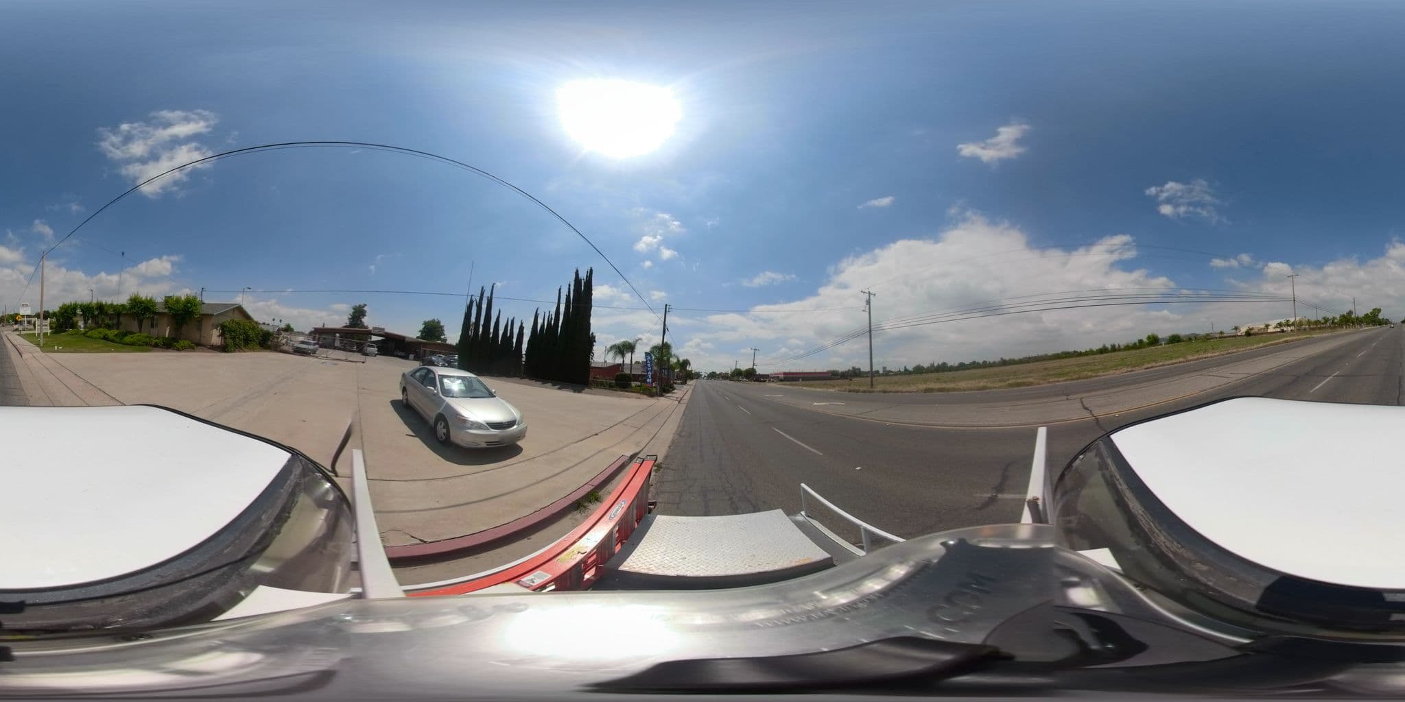 Street view near El Monte Motel, Dinuba — © safetynetwork (CC BY-SA · Mapillary)