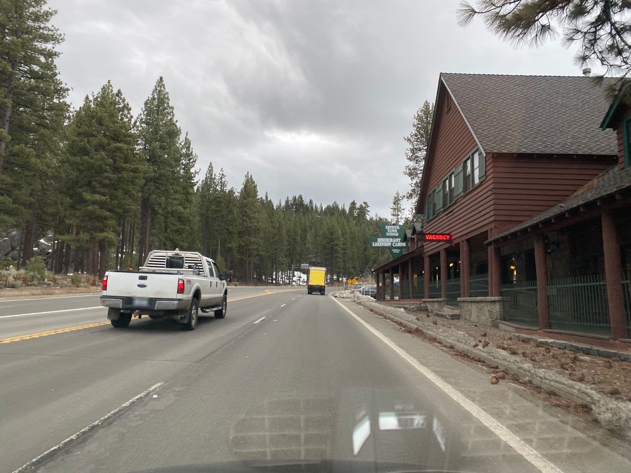 Street view near The Cabins at Zephyr Cove, Kingsbury — © brian7760 (CC BY-SA · Mapillary)